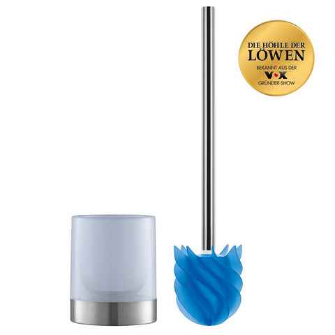 LOOMAID WC-Reinigungsbürste, (2-tlg), Toilettenbürste Klobürste WC-Bürste Silikonkopf blau/milchig