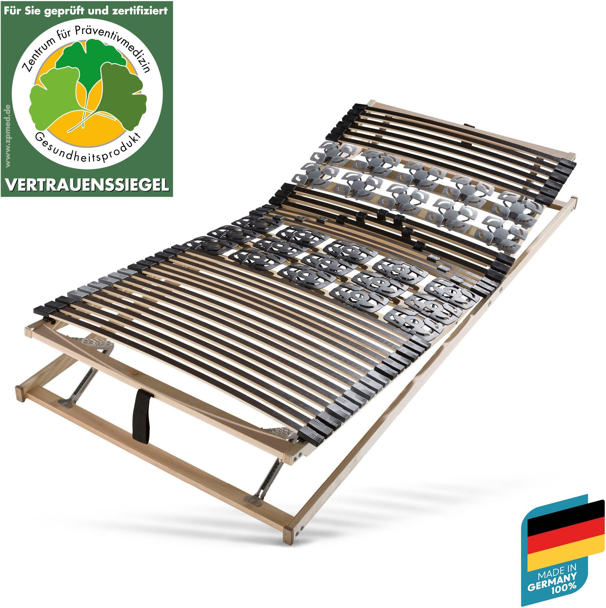 Lattenrost Modul Premium 5, Beco, Kopfteil manuell verstellbar, Fußteil manuell verstellbar, Lattenrost in 90x200 cm und weiteren Größen, ideal für Doppelbetten