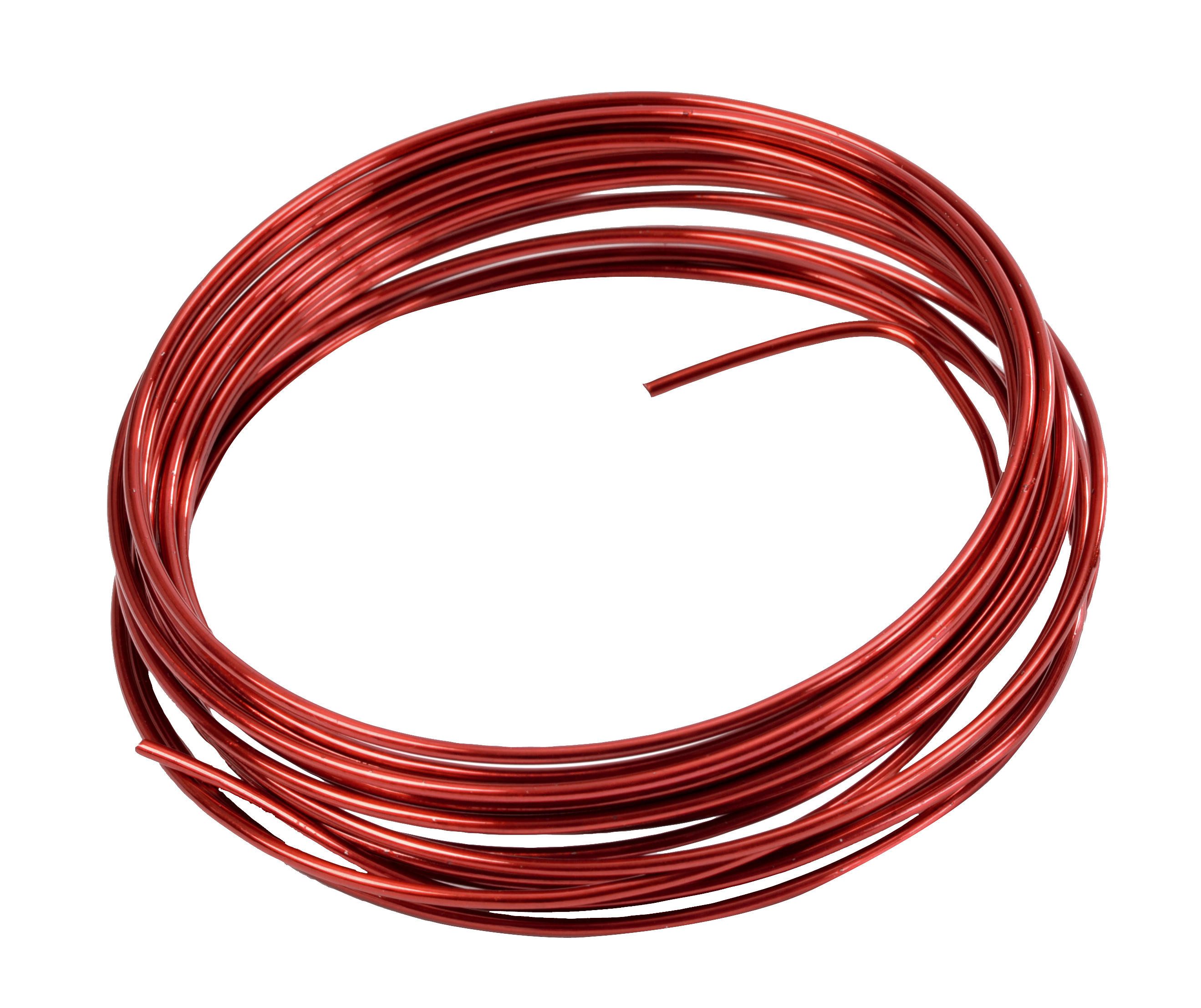 Santex Basteldraht DRAHT 2mm/5 Meter. Aluminium Basteldraht