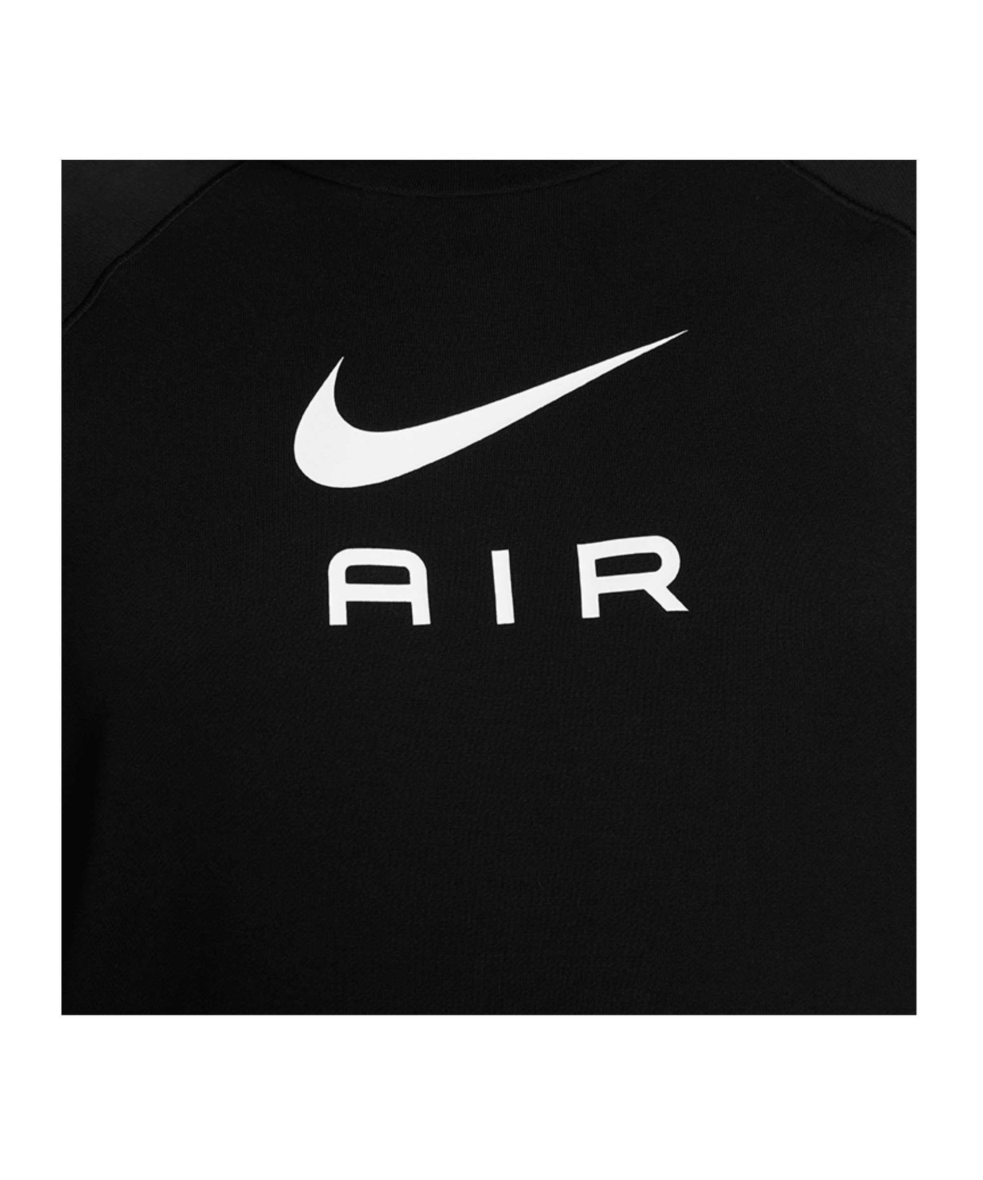 schwarzweiss Sweatshirt Nike Sportswear Air Crew FT Sweatshirt