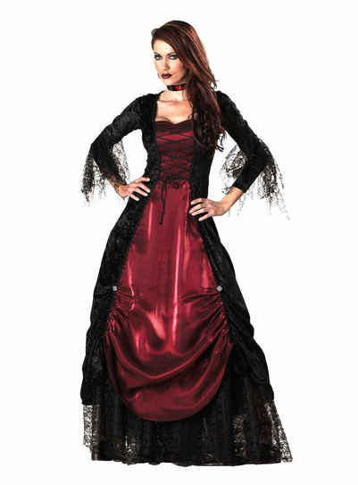In Character Kostüm Gothic Lady, Stimmungsvolles Gothic Kleid für Edeldamen