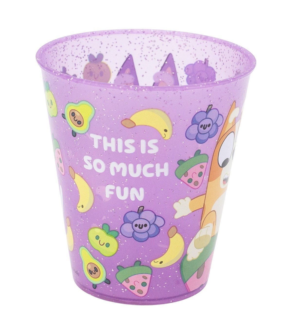 Bluey Becher Kinder Set 4 teilig 285 ml aus Polypropylen, 4-tlg.