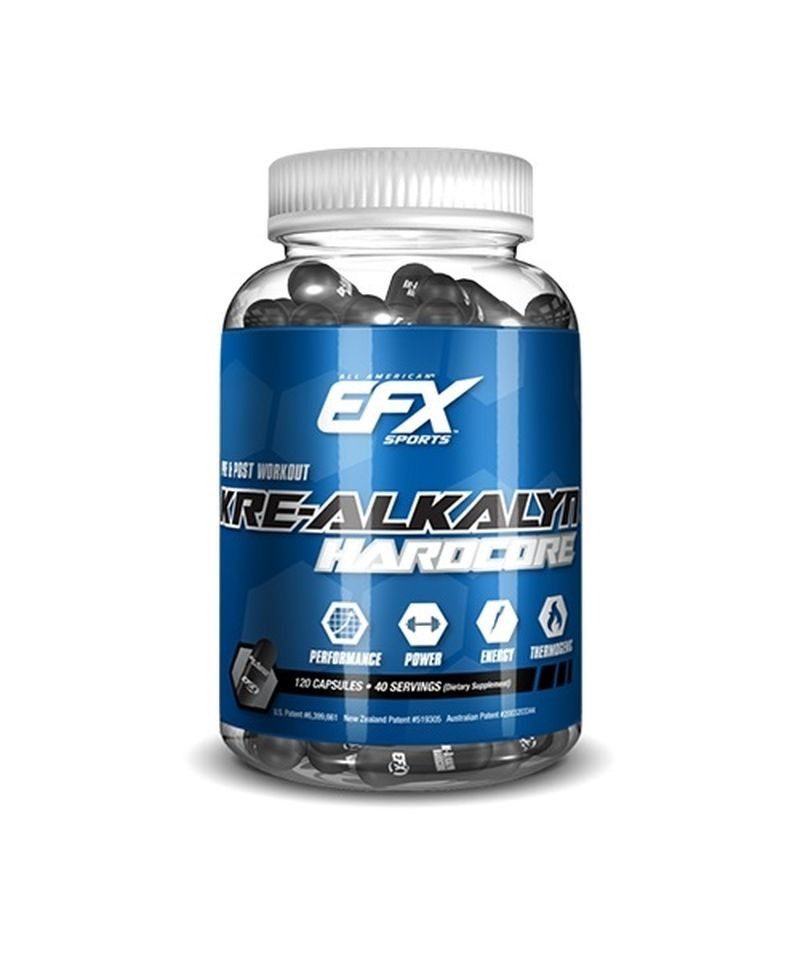 EFX-Kre-Alkalyn Kre-Alkalyn Hardcore 120 Caps Kapseln, 200 g, Kapseln