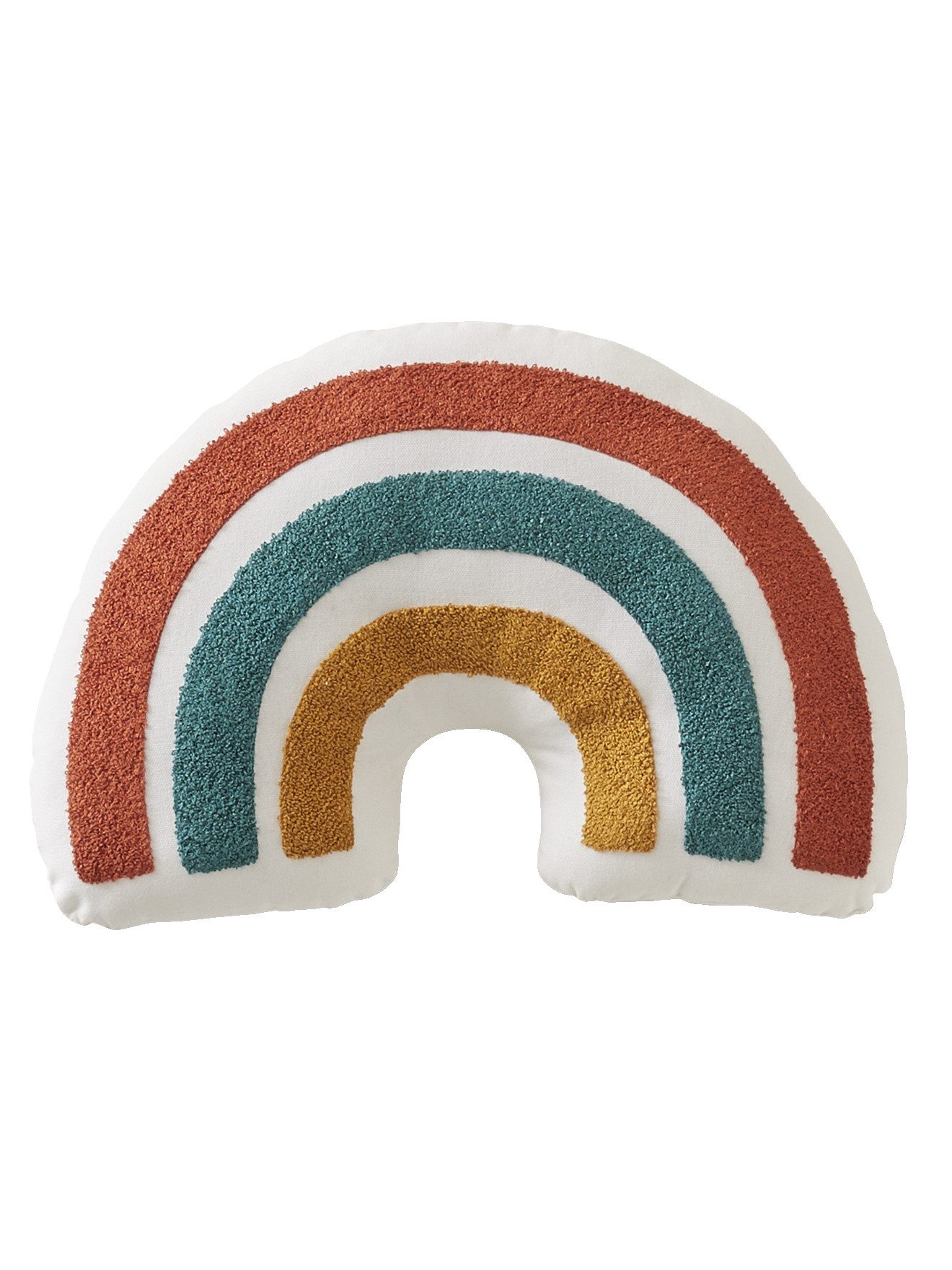 vertbaudet Dekokissen Kinder Kissen MINI ZOO, Regenbogen günstig online kaufen