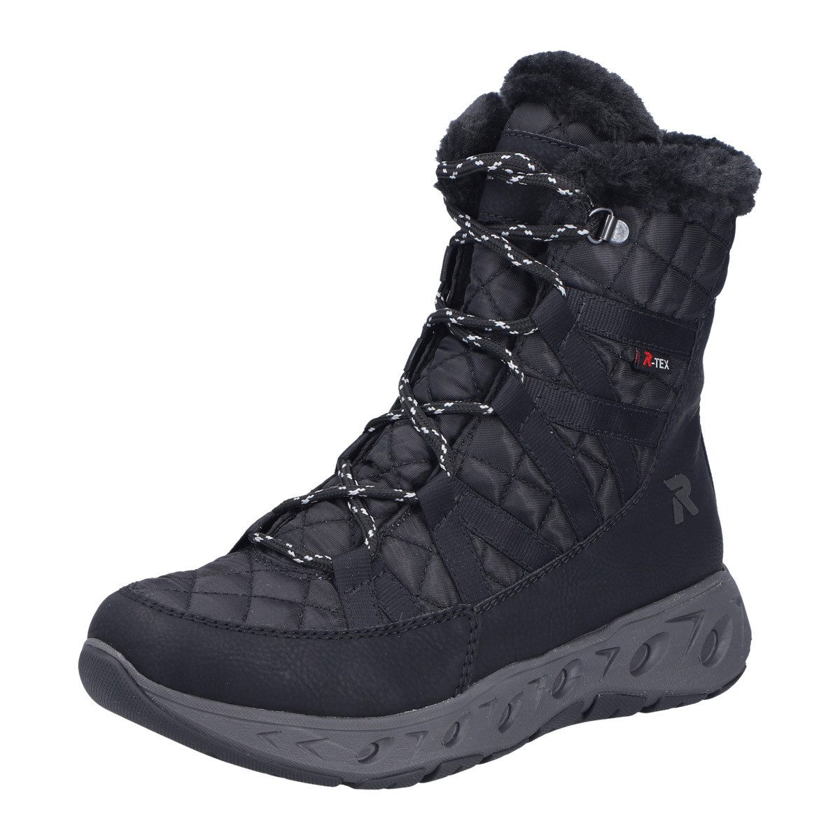 Rieker M6540 Damen Winterstiefel Boots, Stiefeletten, Winterschuhe, Snowboots, Schneeschuhe