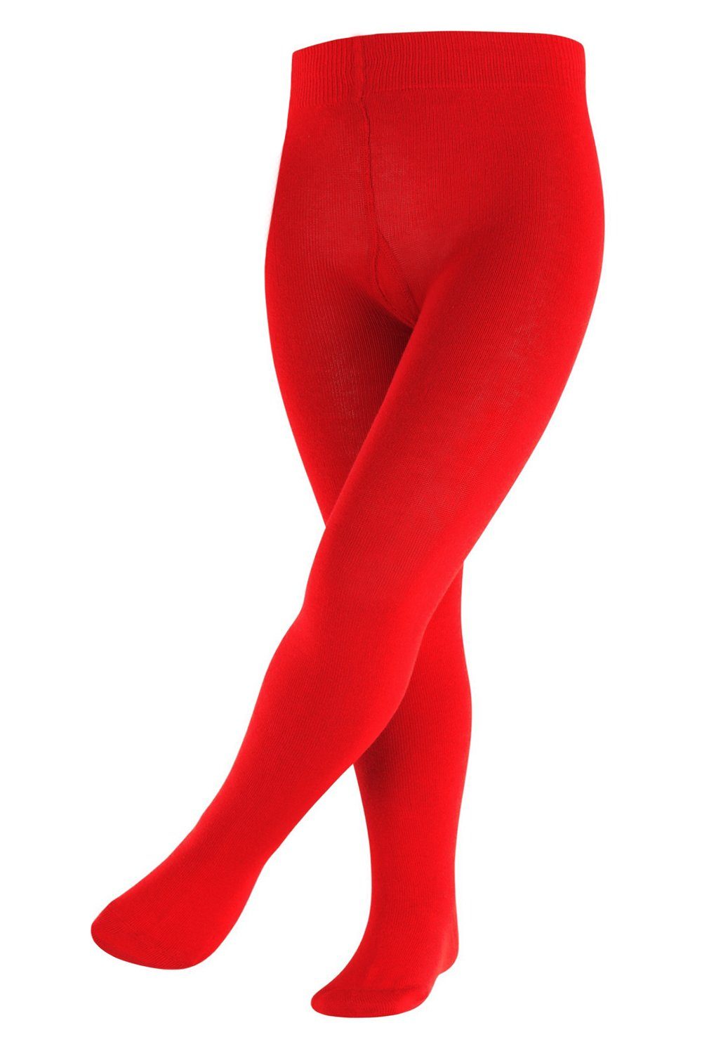 La Bortini Strumpfhose Strumphose für Kinder in Rot Schwarz Weiß hautfreudlich, in verschiedenen Farben, Baumwoll-Strumpfhose