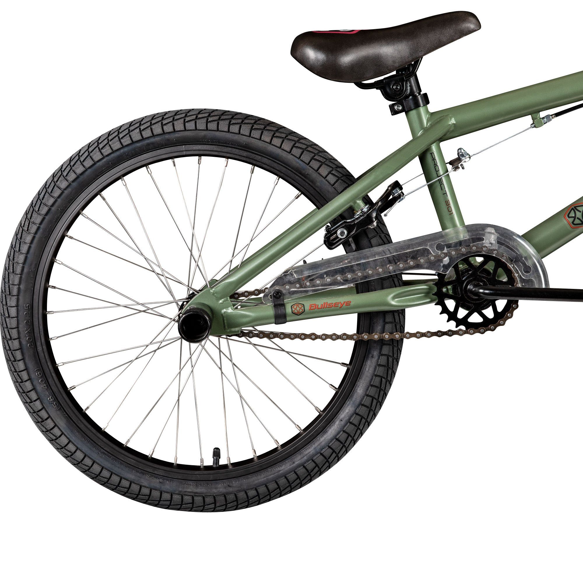 360° Jugendliche BMX-Rad Zoll Project 20 Rotor 2 1 Pegs Gang, khaki Erwachsene Rad BMX 301, bullseye Fahrrad