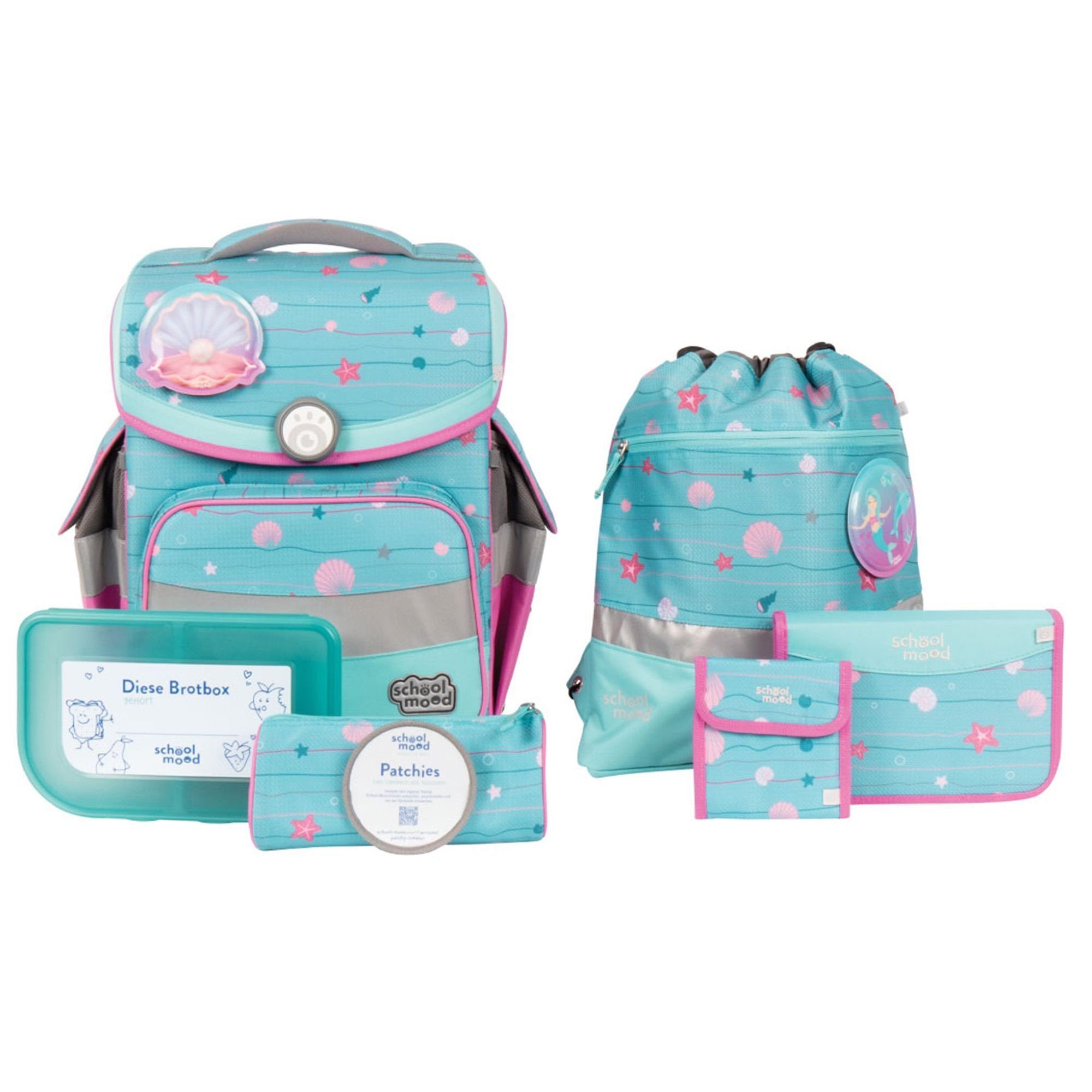 SCHOOL-MOOD® Schulranzen Timeless Air+, Polyester