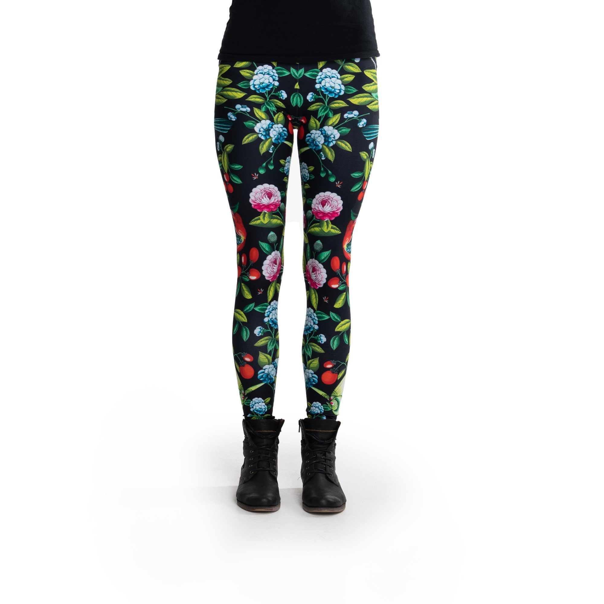 Leggings Blumen-Leggings (Einheitsgröße) - Design Kamelie