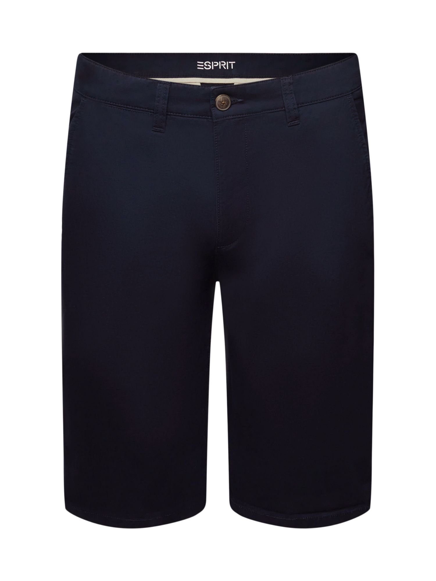 Esprit Shorts Shorts im Chino-Style aus nachhaltiger Baumwolle (1-tlg) NAVY