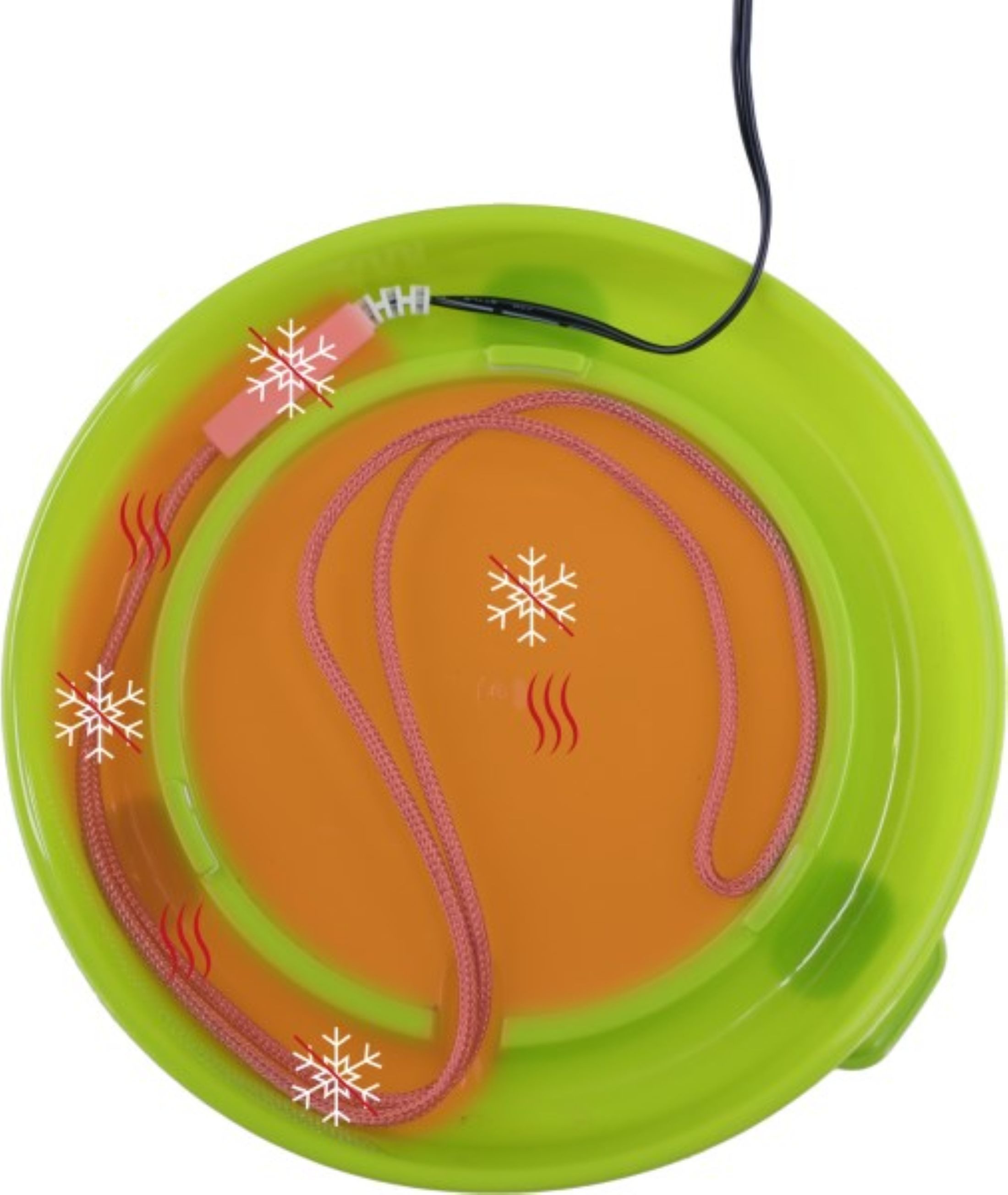 Kerbl Vogeltränke Kerbl Heizkabel für Geflügeltränken, 12 W, 90 cm Länge, 70234