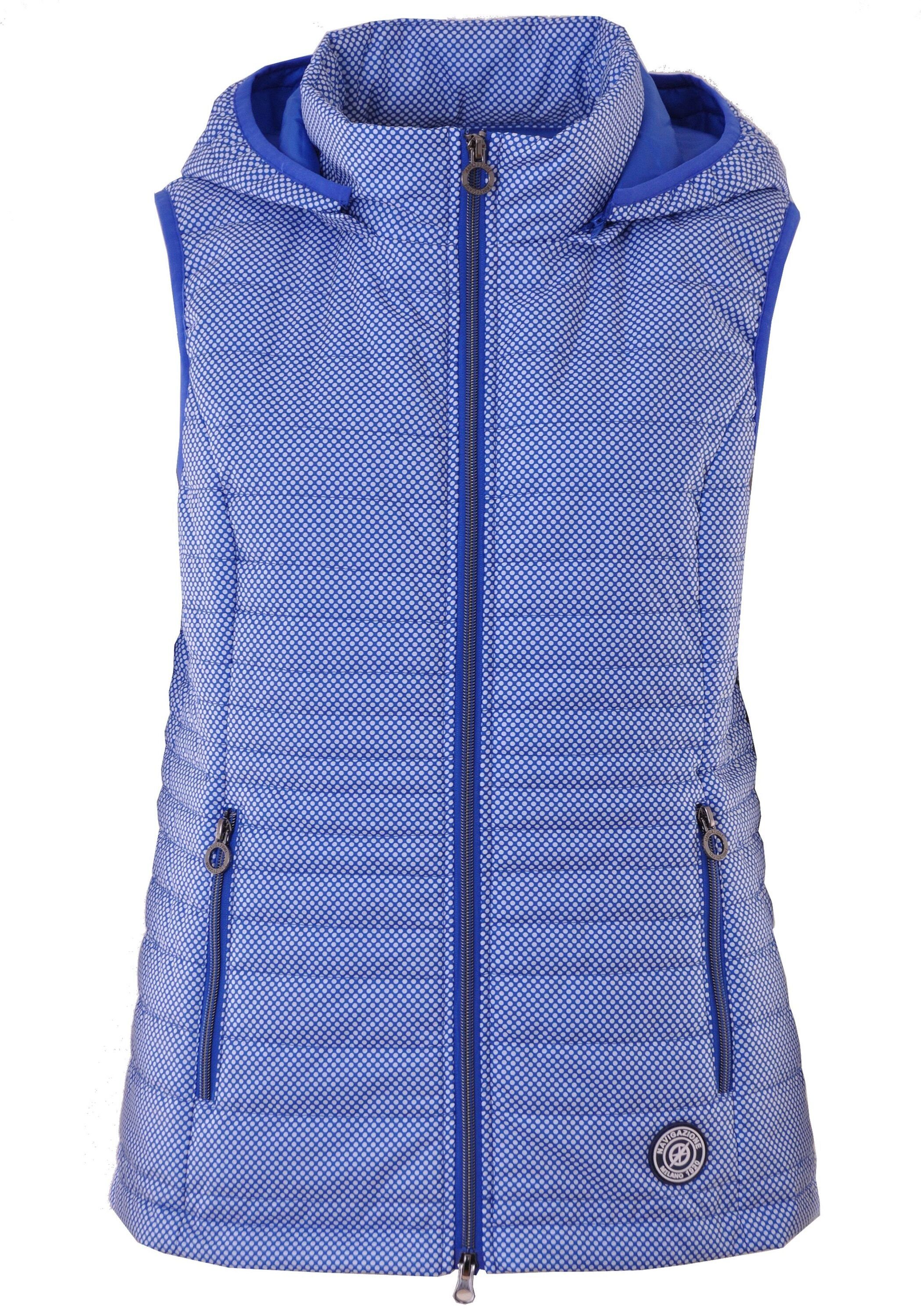 NAVIGAZIONE Steppweste mit Kapuze