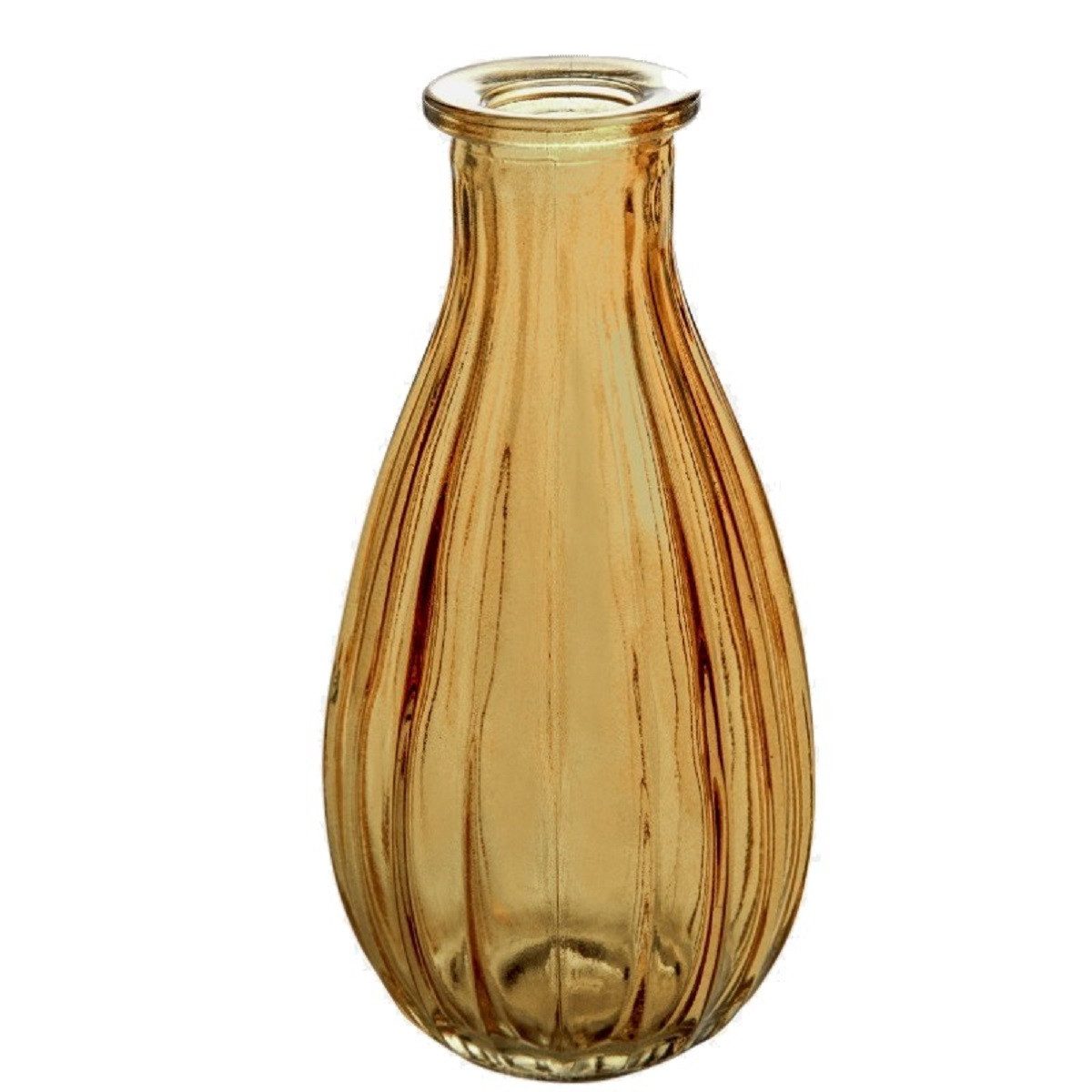Sandra Rich Dekovase SANDRA RICH "RIM" kleine Flasche Glasvase Blumenvase 14,5 cm