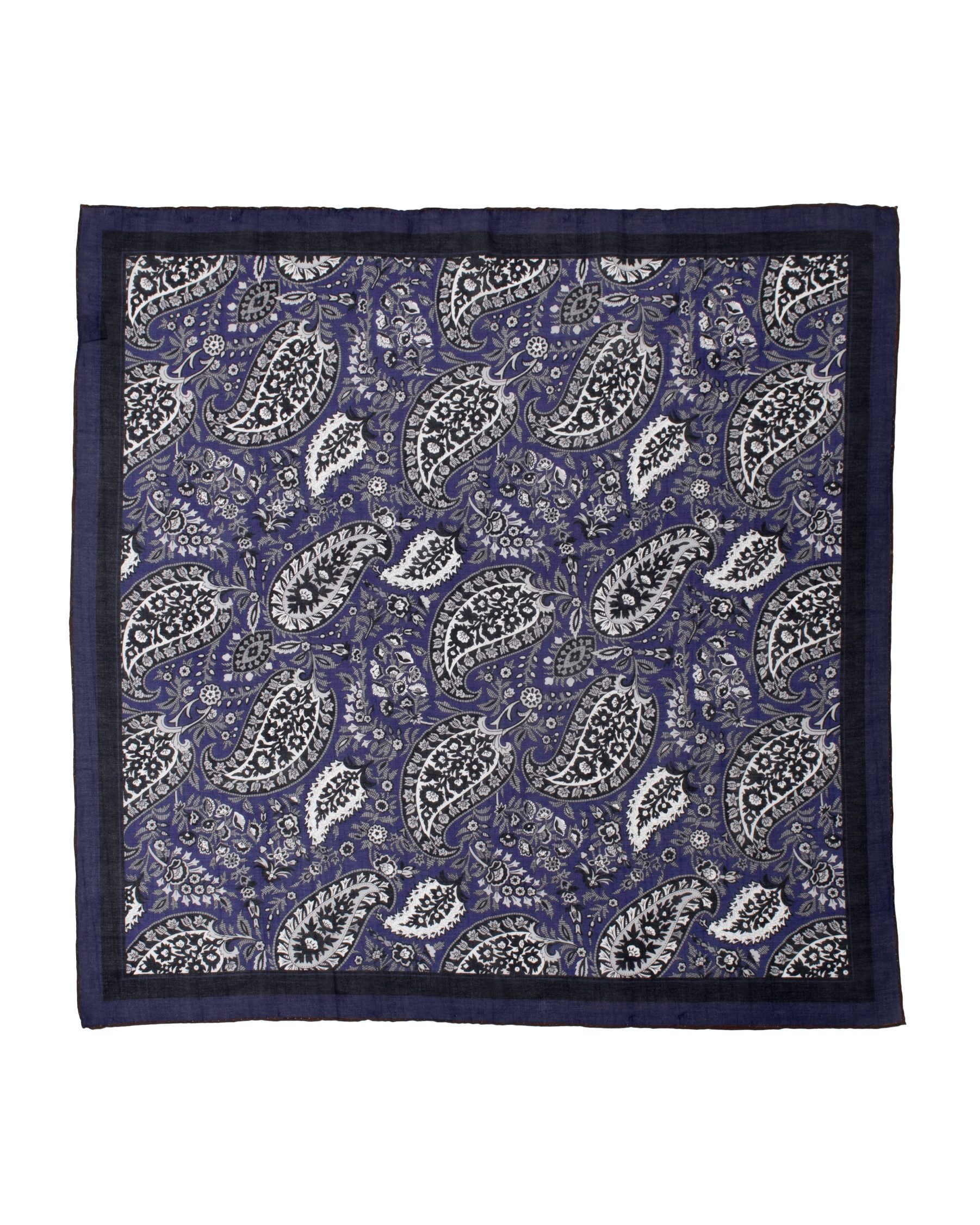 MayTree Seidentuch Baumwolle und Seide quadratisch 65x65cm, (Stück), 70% Baumwolle, 30% Maulbeerseide mit handrolliertem Rand