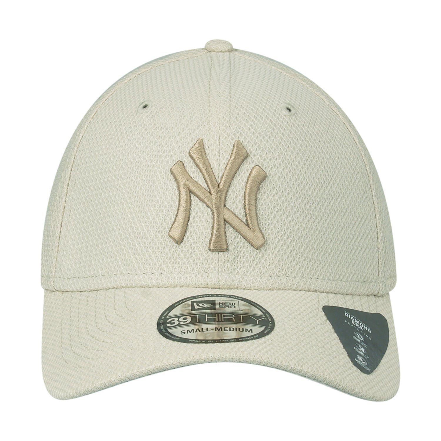 Cap Flex DIAMOND Era York Yankees 39Thirty New Beige New StretchFit
