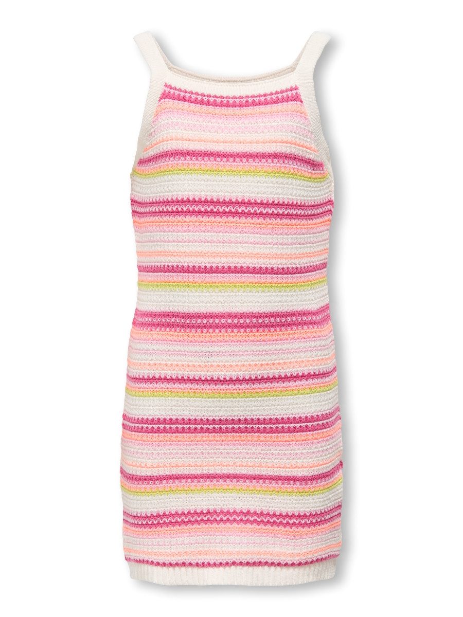 KIDS ONLY Strickkleid KOGBELLI (1-tlg) edler Flachstrick