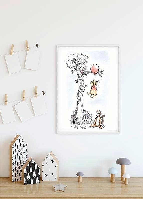 (1 Wohnzimmer Poster Pooh Hang Disney St), on, Winnie Komar Schlafzimmer, Kinderzimmer,