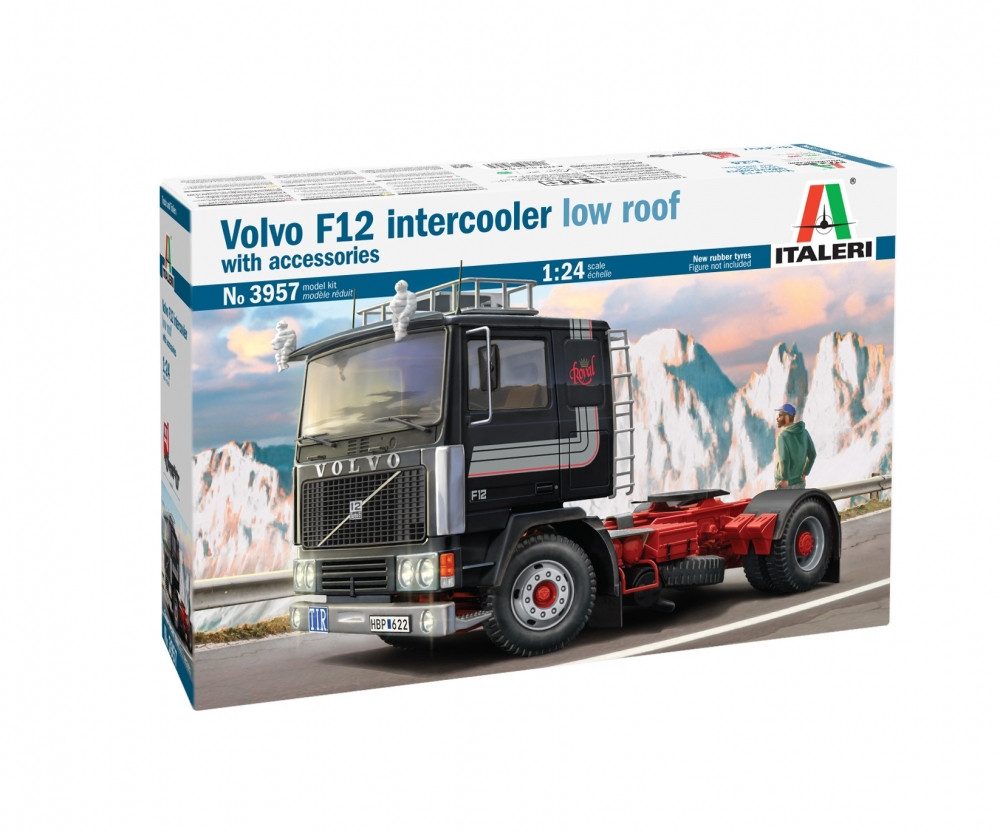 Italeri Modellbausatz Italeri 1:24 Volvo F-12 Intercooler Low Roof Truck Plastik Modellbau B