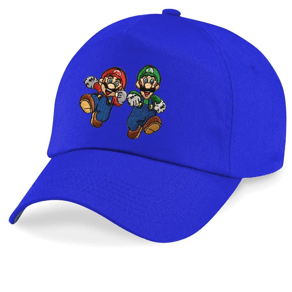 Baseball Cap Kinder Mario und Luigi Stick Patch Super Retro Konsole