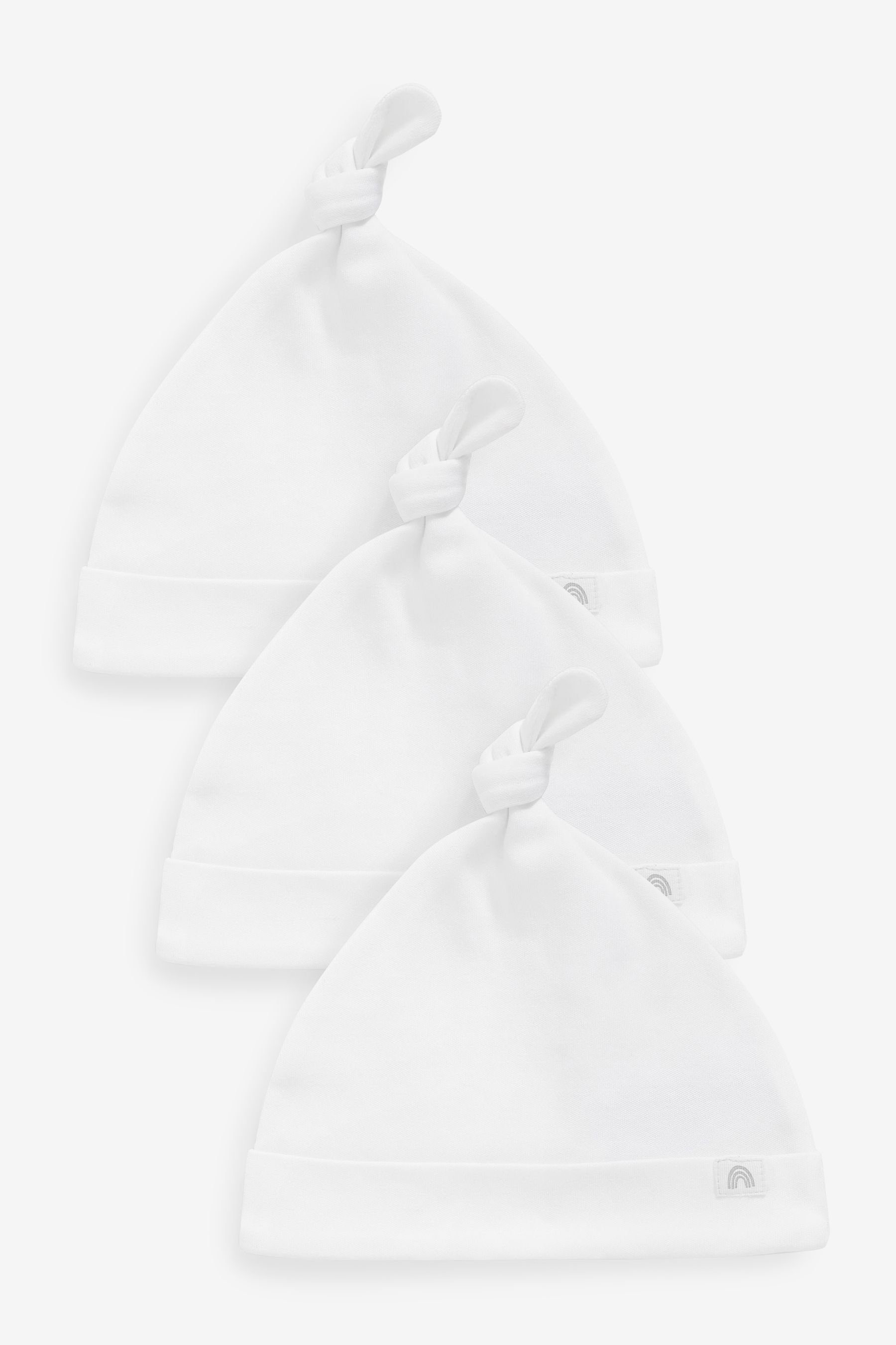 Erstlingsmütze Baby Knotenmützchen im 3er-Pack