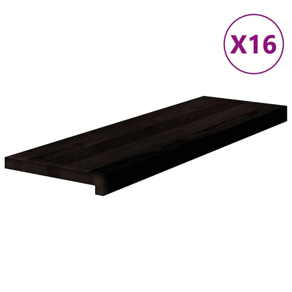 vidaXL Stufenmatte Treppenstufen 16 Stk. Dunkelbraun günstig online kaufen