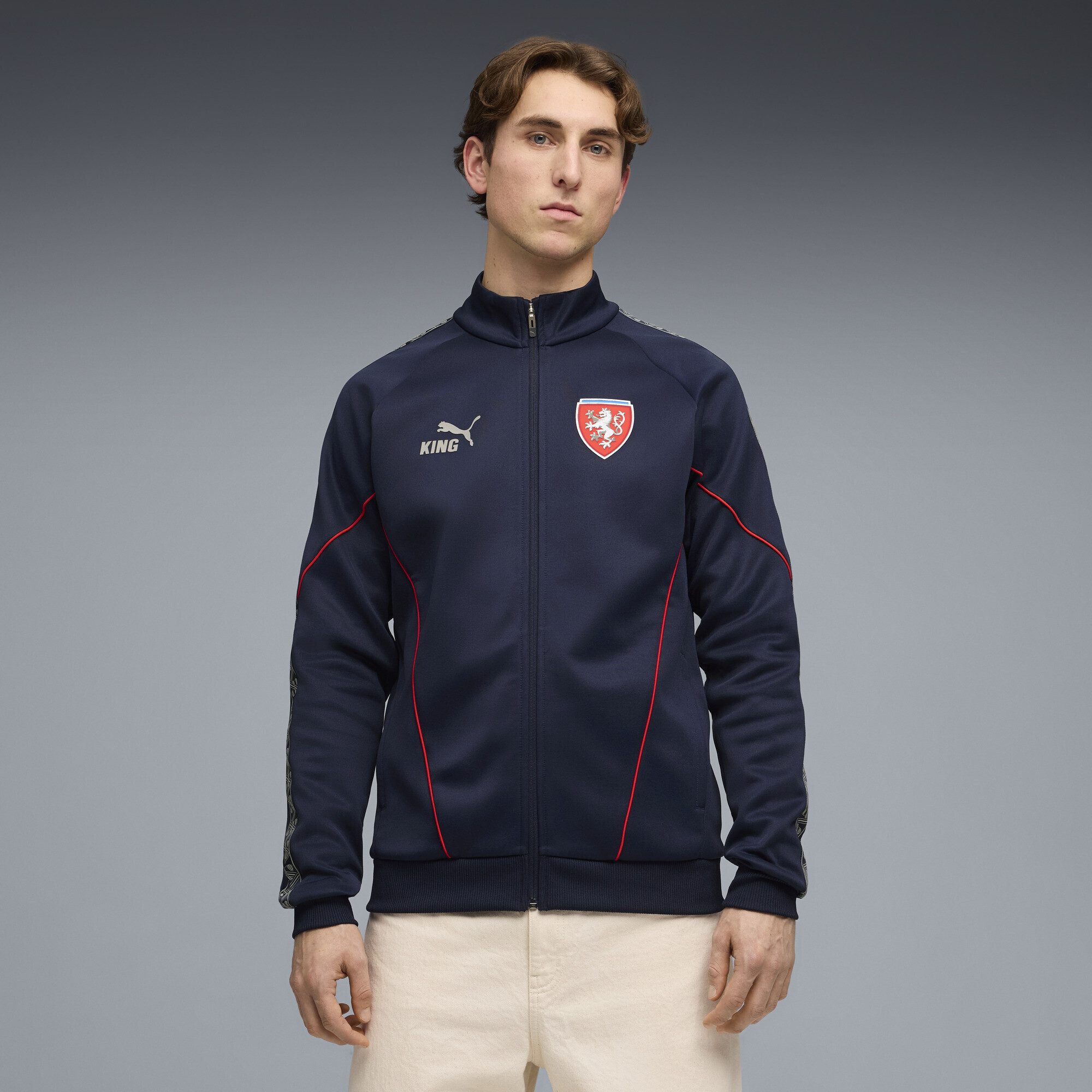 PUMA Sweatjacke Tschechien KING Anthem Jacke Herren