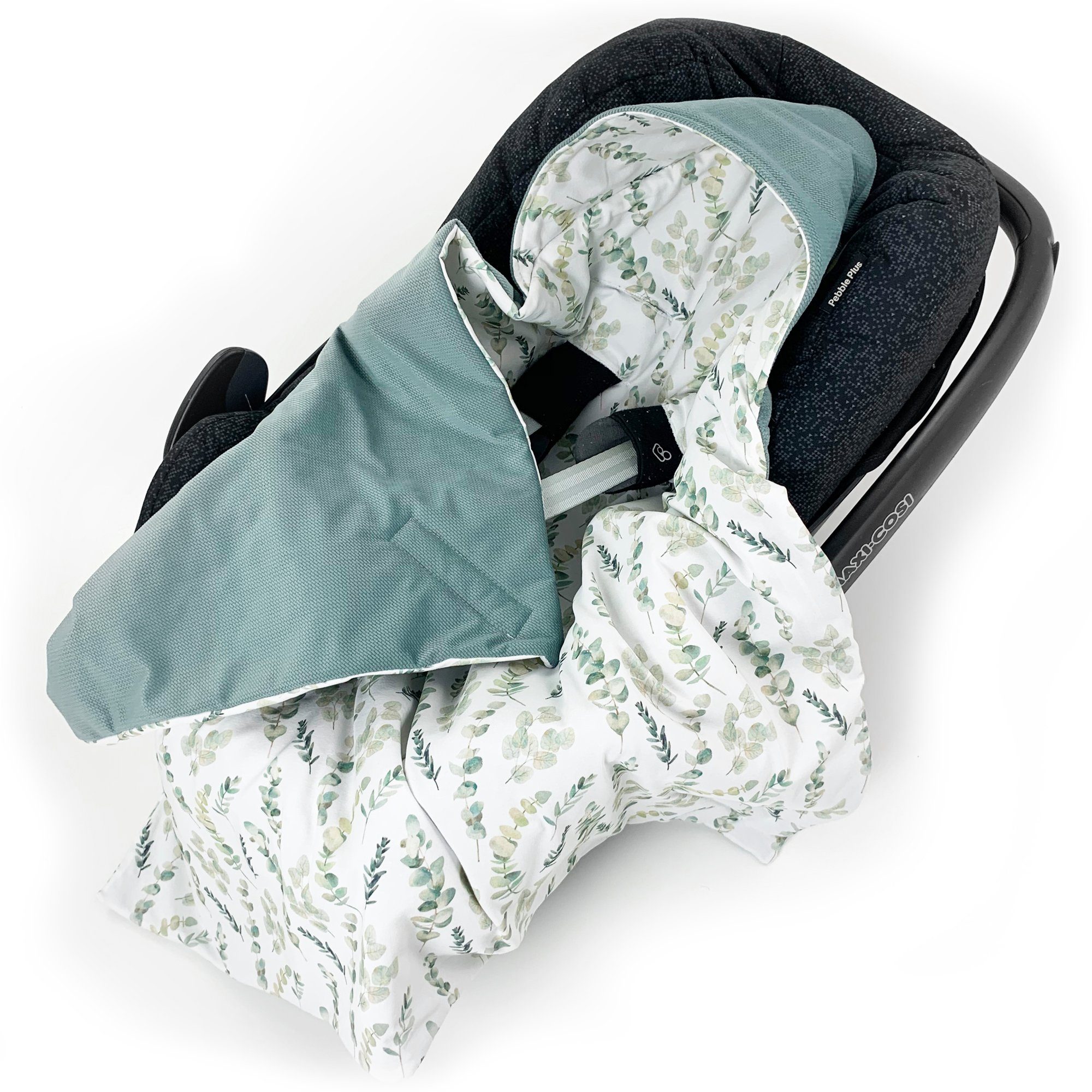 Einschlagdecke »Babyschale Autositz Klettverschluss SOMMER FRÜHLING  leicht,0-12 Mon.«, BABEES