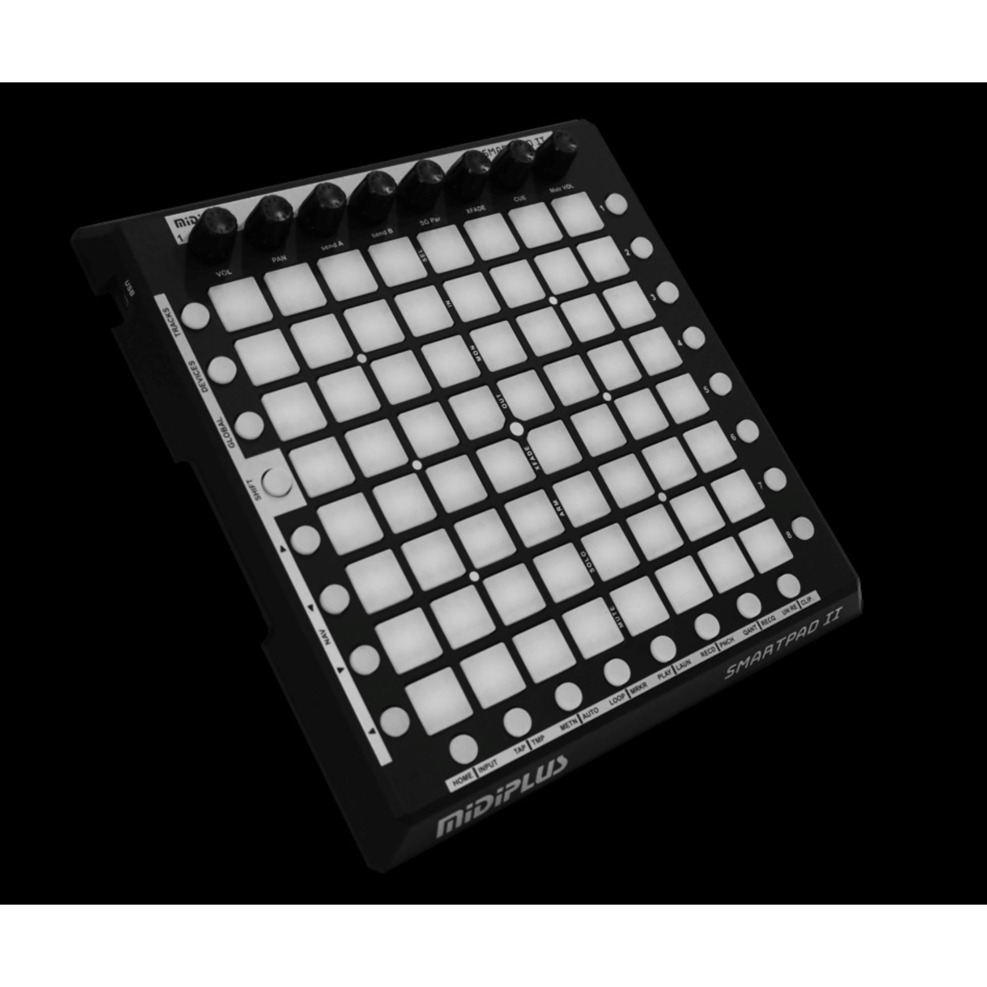 MIDIPLUS Digitales Aufnahmegerät (Smart Pad II MIDI USB Pad Controller - MIDI Interface)