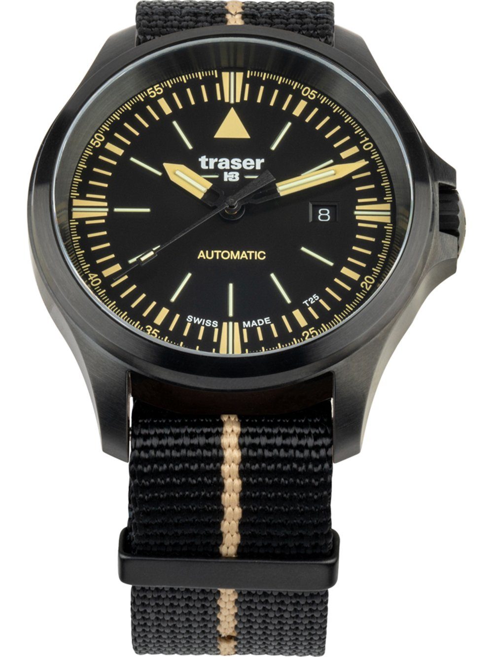 Traser Schweizer Uhr Traser 110755 P67 Officer Automatik Herrenuhr 45mm