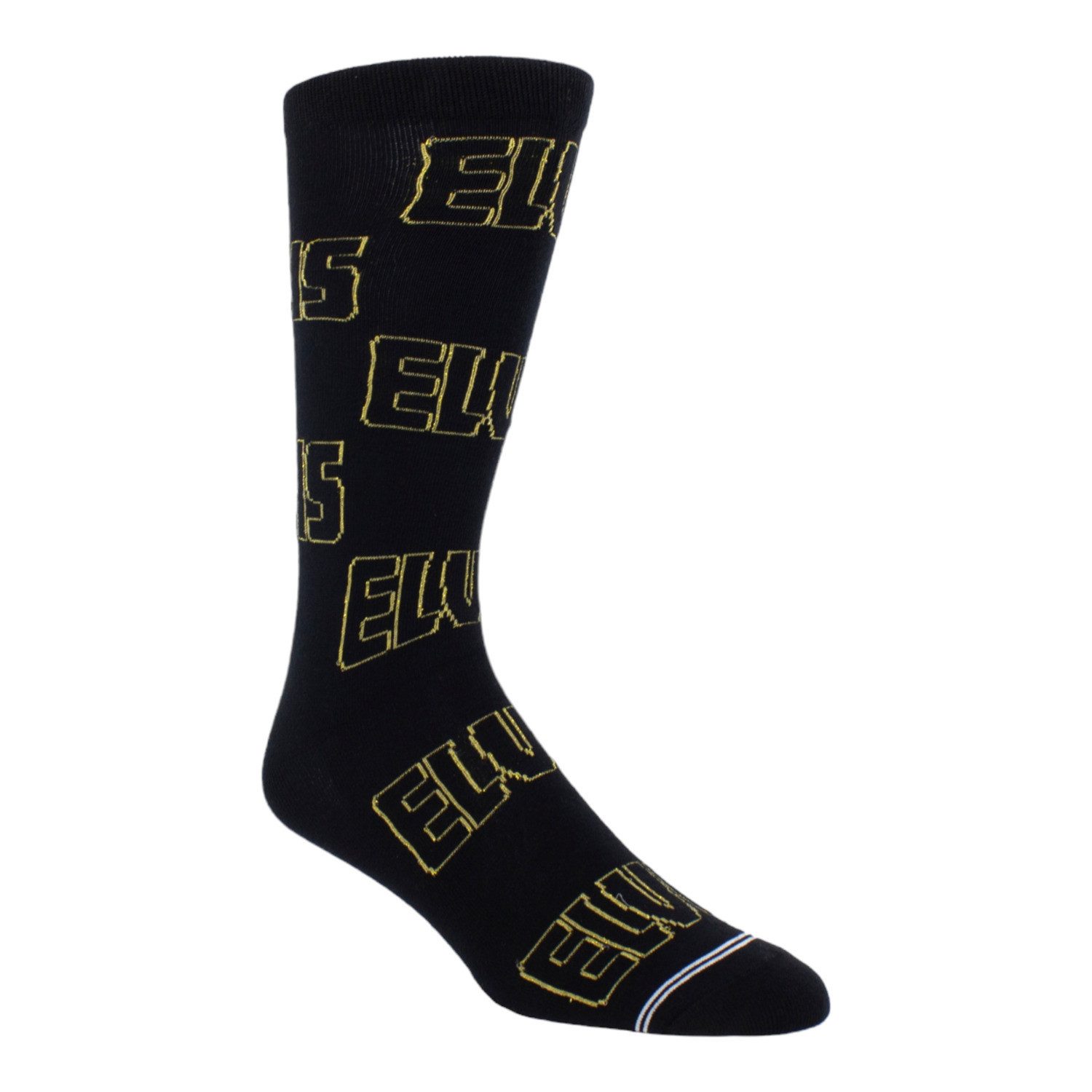 Freizeitsocken Socken Elvis Presley Allover Fanartikel mit Geschenkbox in 40 46 im