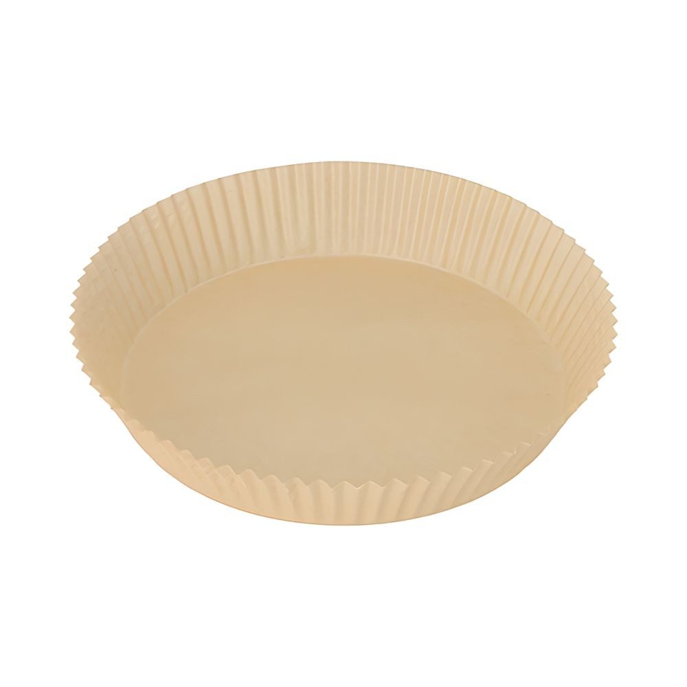 PAPSTAR Backpapier Backpapiere Ø 20 cm, 4,5 cm braun für Heißluftfritteusen 1000 Stk