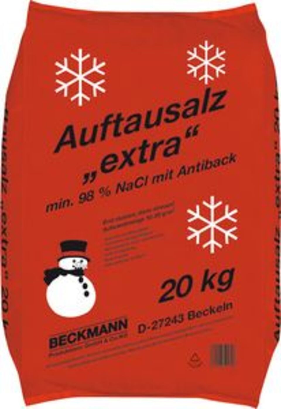 Beckmann Streuwagen Auftausalz 20 kg-Sack Streusalz, (1-tlg)