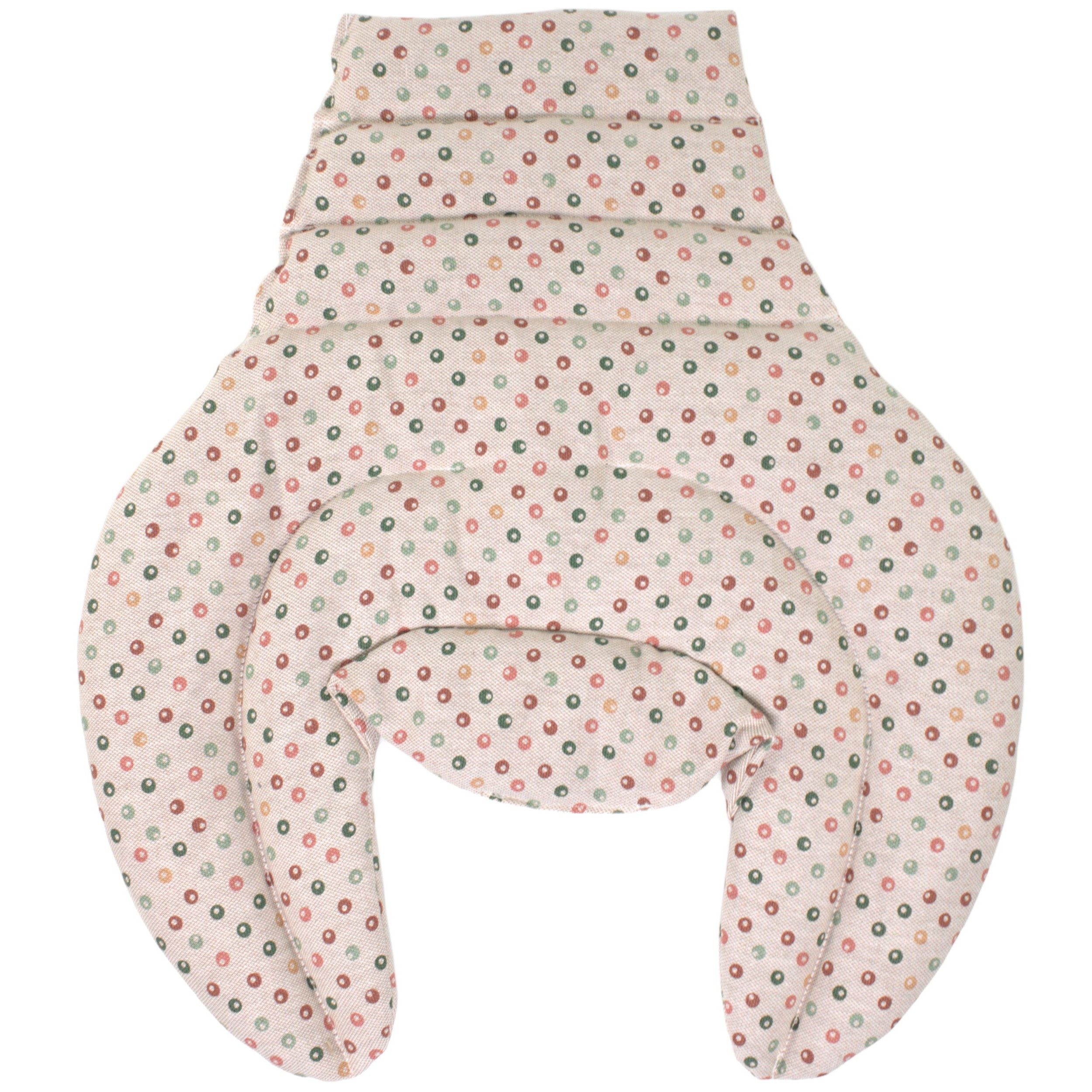 Giraffenland Wärmekissen Nackenhörnchen HWS Bio-Dinkel - Bio-Stoff - Nacken Schultern Rücken, Wärme- (Mikrowelle/Backofen) o. Kältekissen (Kühlschrank/Gefriertruhe)