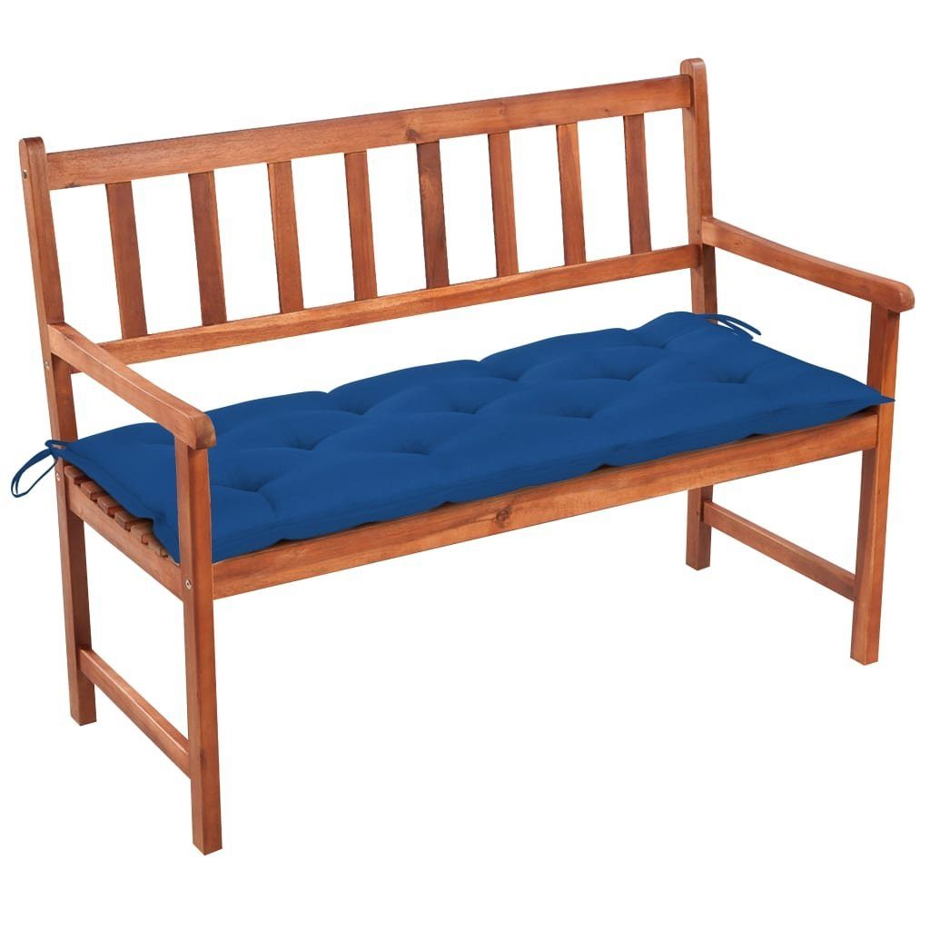 vidaXL Gartenbank Gartenbank mit Auflage 120 cm Massivholz (1-St)