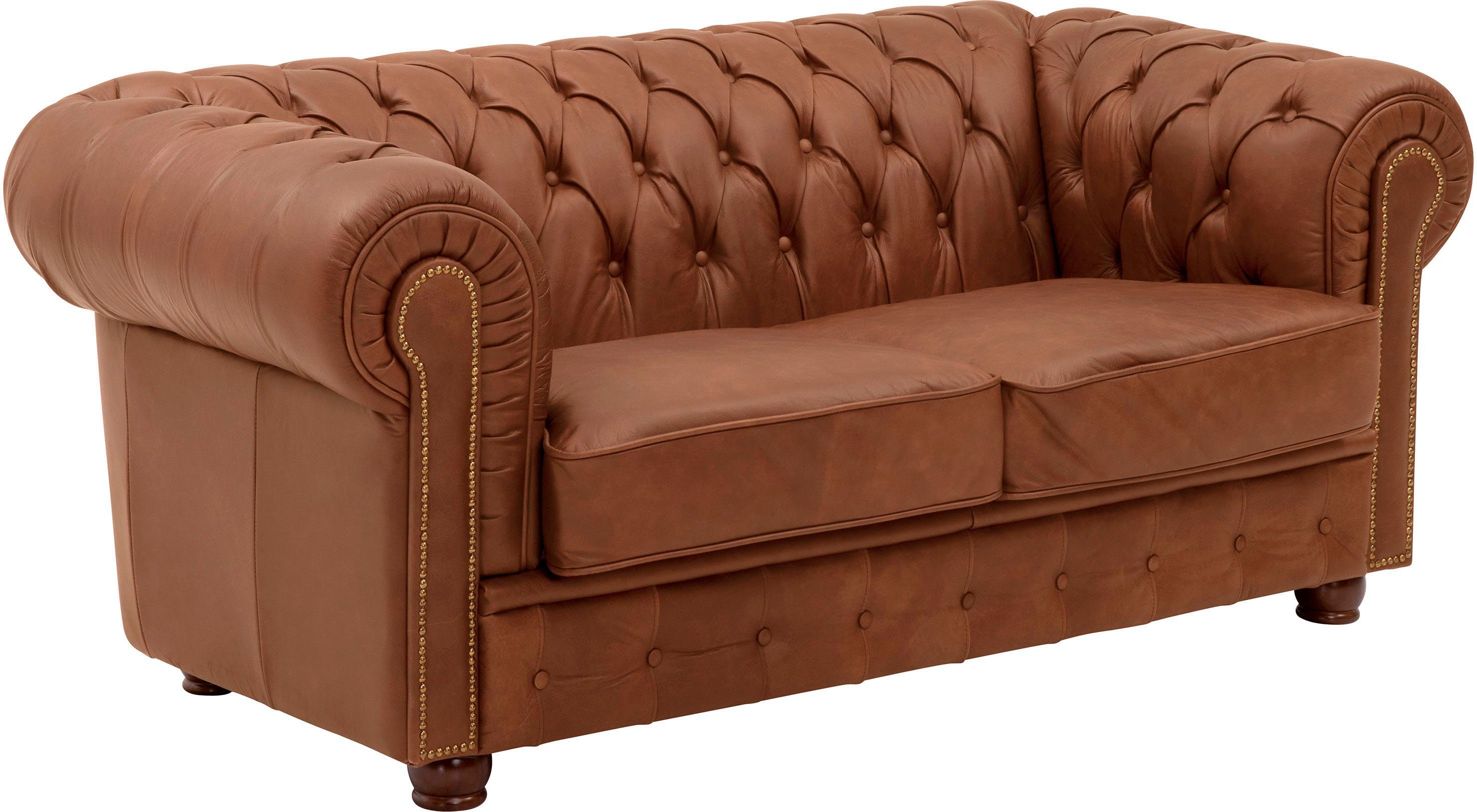 Max Winzer® 2-Sitzer Norwin cognac