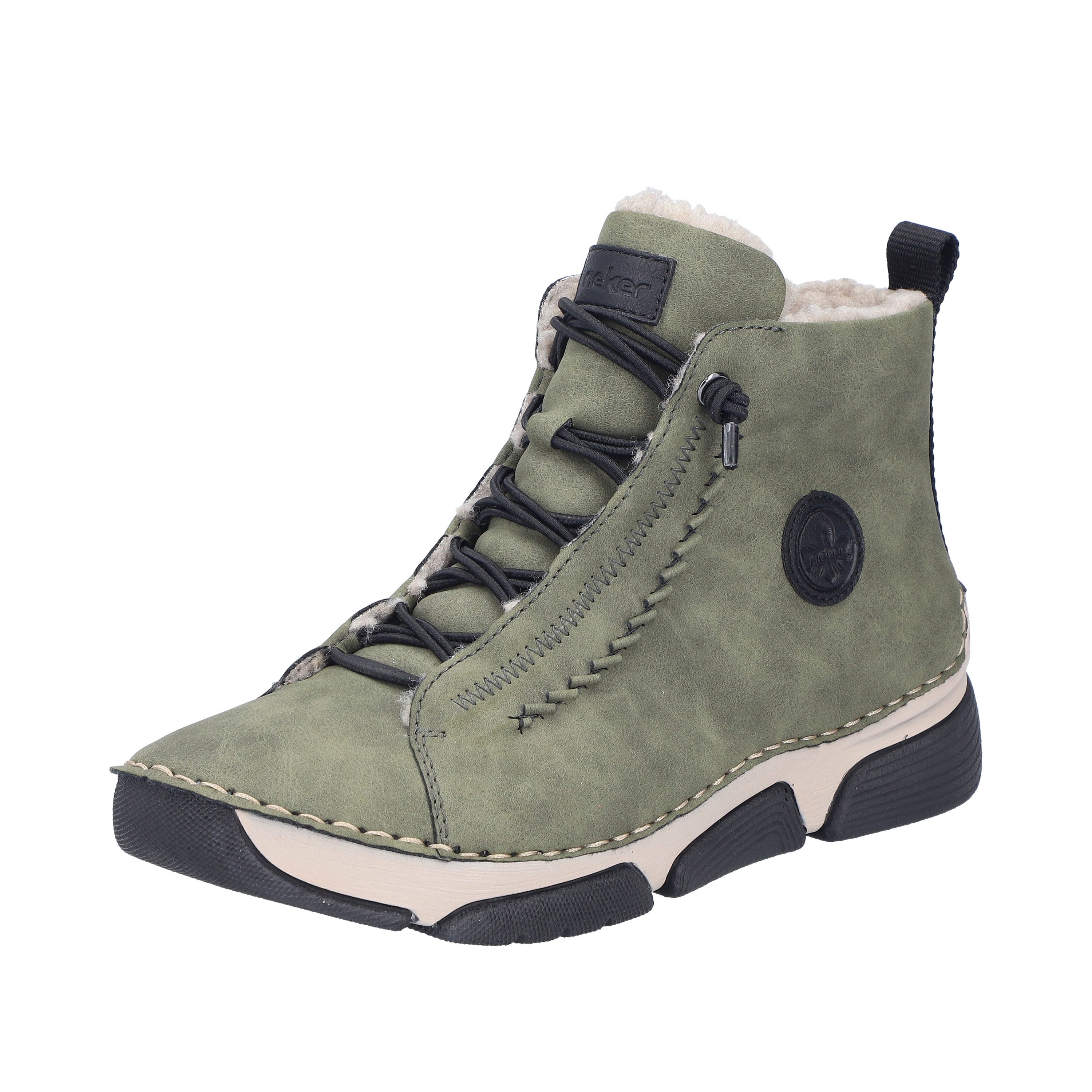 Rieker Winterboots Winterstiefelette, Outdoorboots, Warmfutter, mit Innenreißverschluss