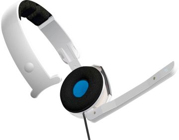 Hama Hama Mono Gaming Headset Overhead Gamer Kopfhörer Chat für Sony PS4 PS Headset (ohrumschließenden Ohrmuscheln, abnehmbares Mikrofon, einstellbarer Kopfbügel)