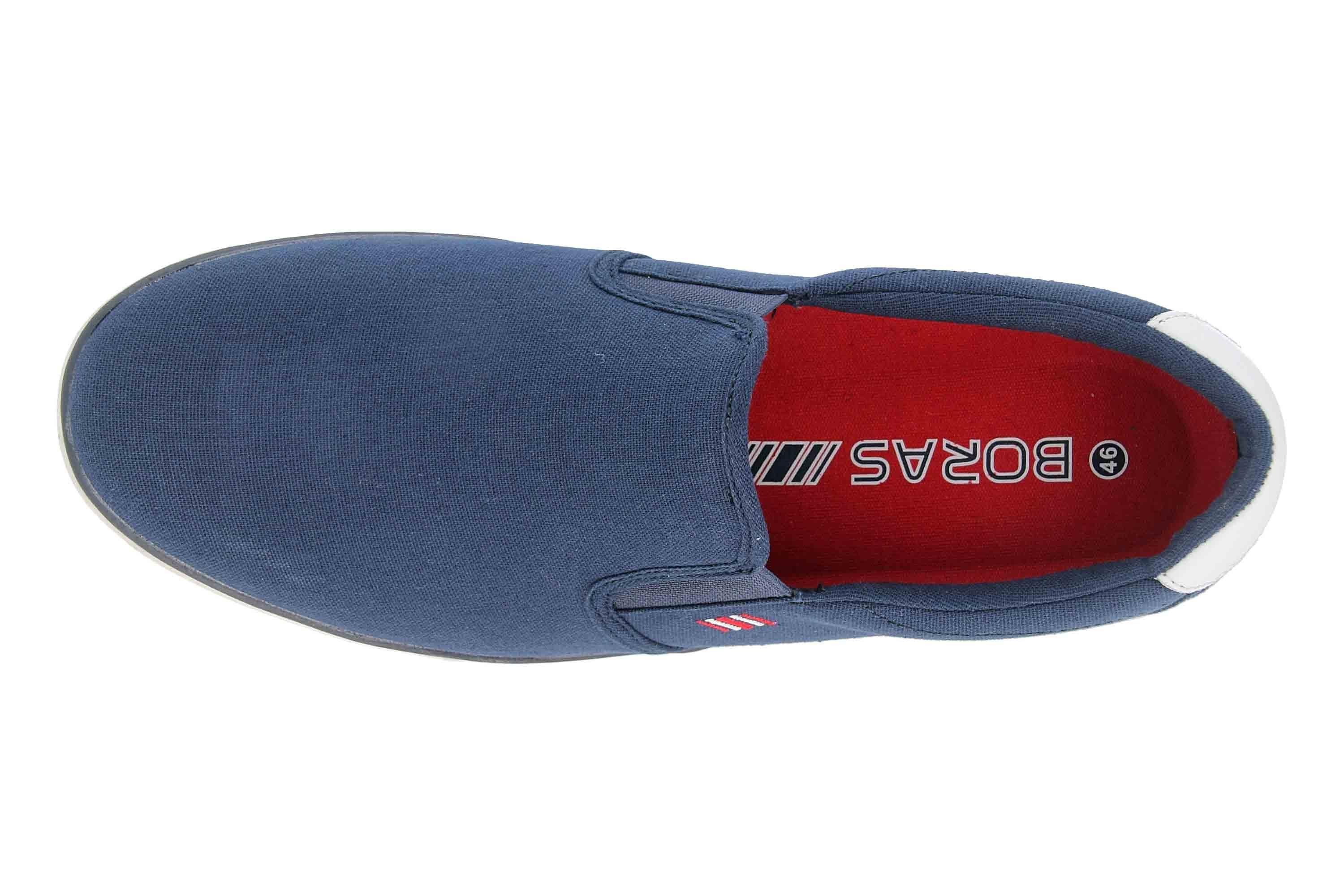 Slipper navy/white/red 5205-1573 BORAS