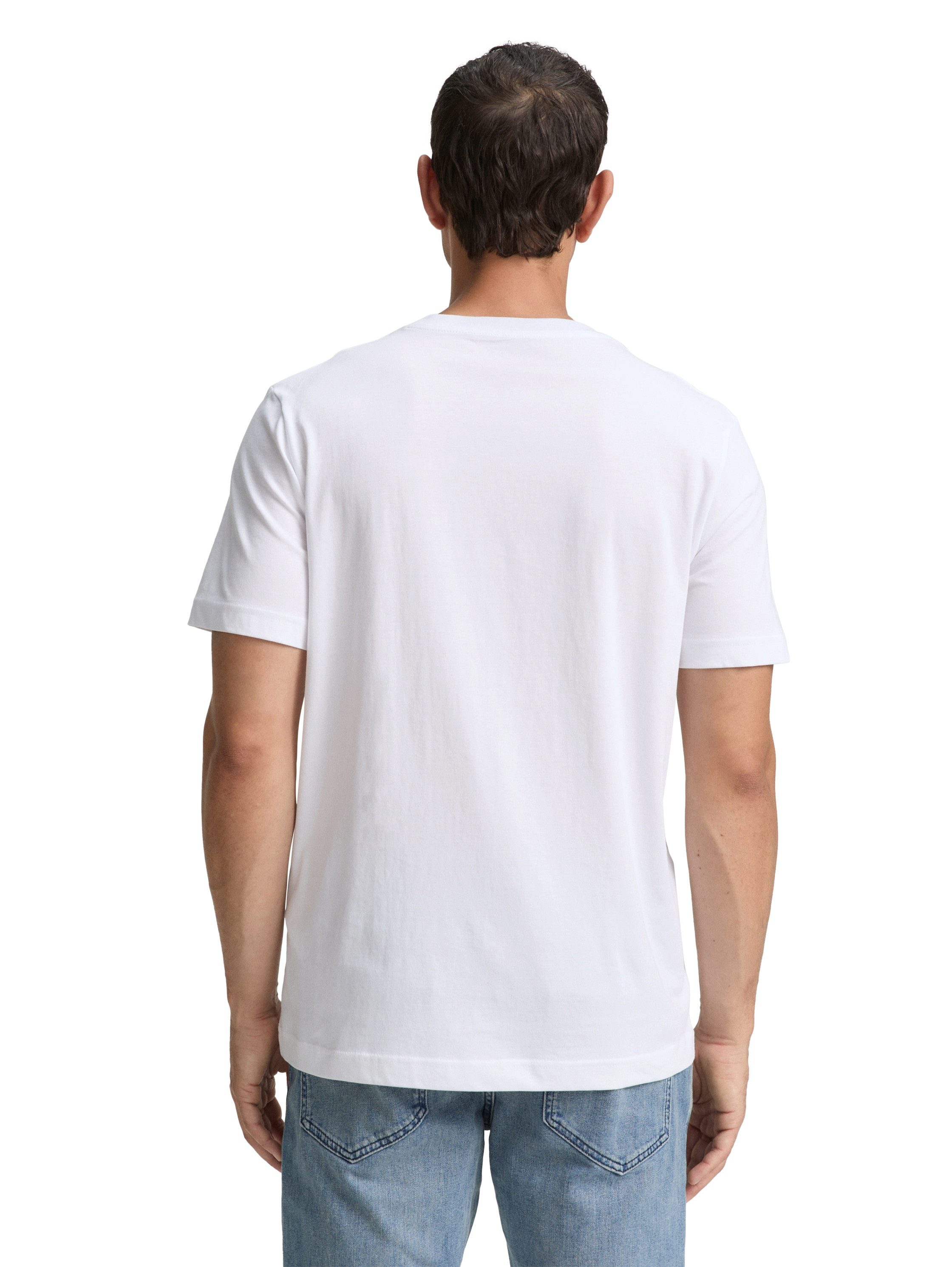 TOM TAILOR T-Shirt (Packung, 2-tlg) mit Logo Print