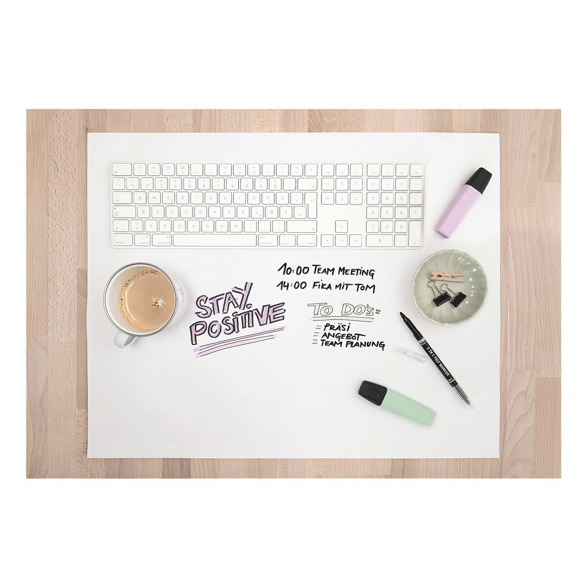 Folia Schreibtischunterlage, Reckteckige Schreibunterlage aus Papier mit  Blankooberfläche online kaufen | OTTO