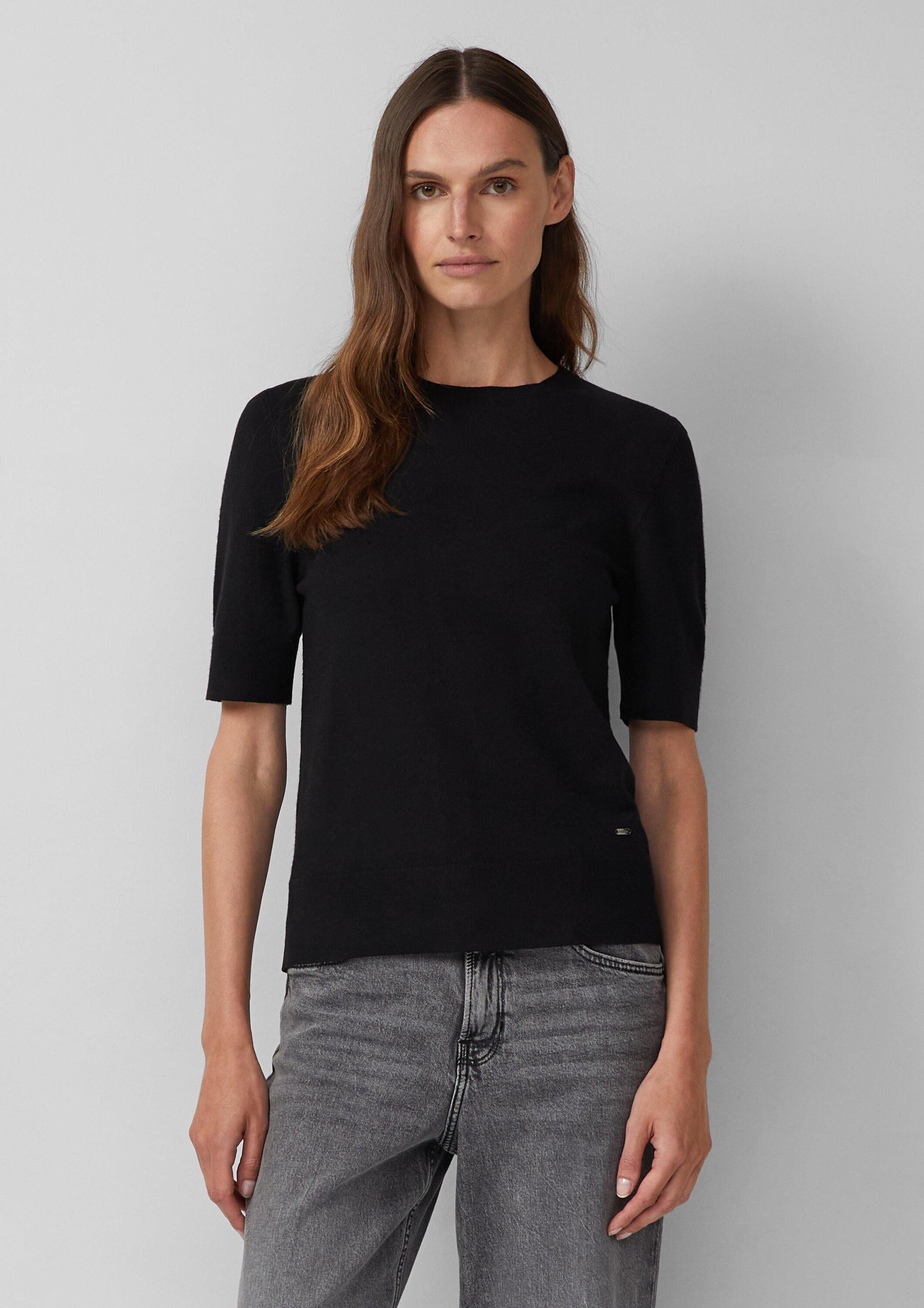 Kurzarmpullover Strickpullover
