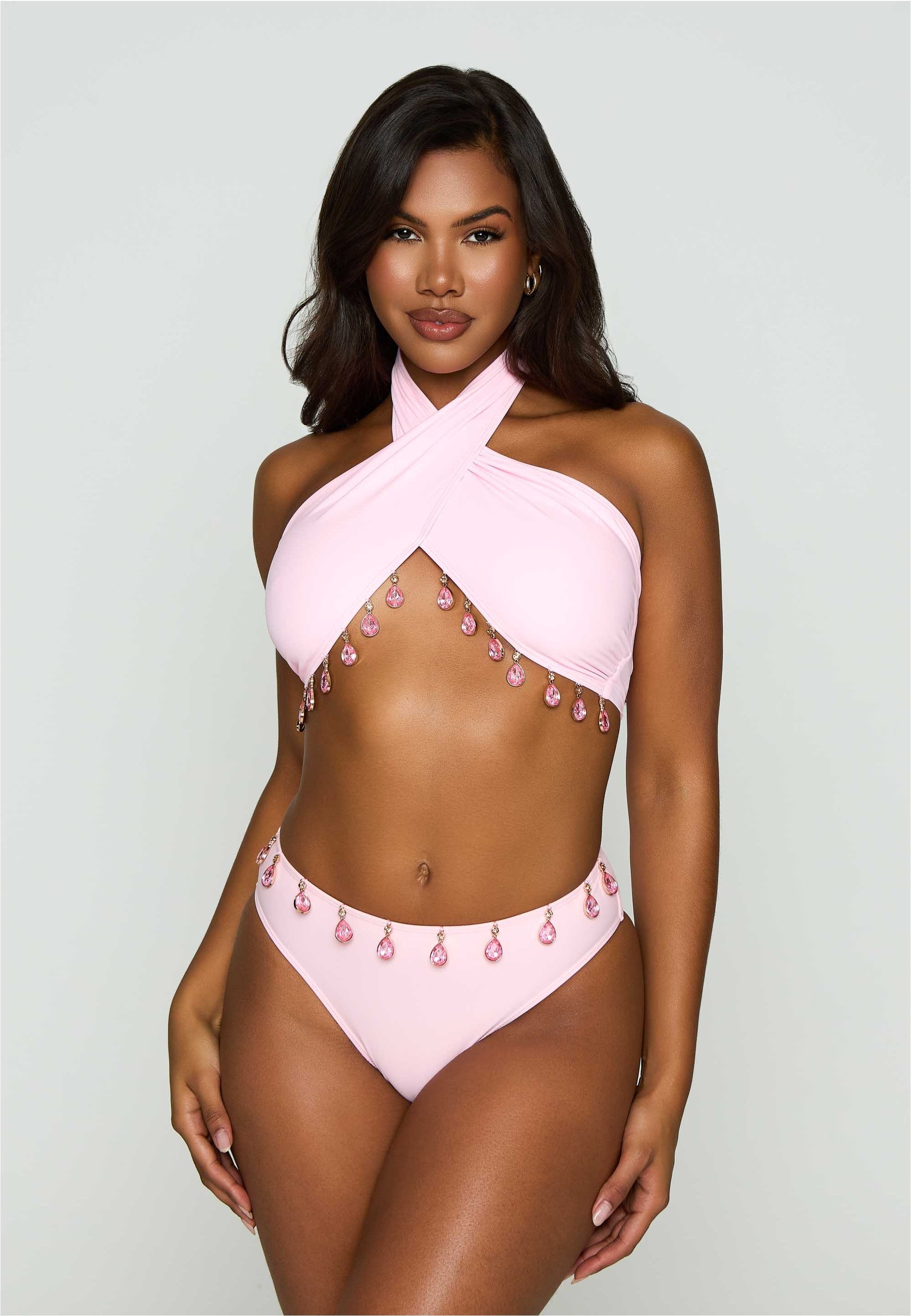 Moda Minx Triangel-Bikini-Top Hera (1-St), mit tollen Schmuck-Elementen
