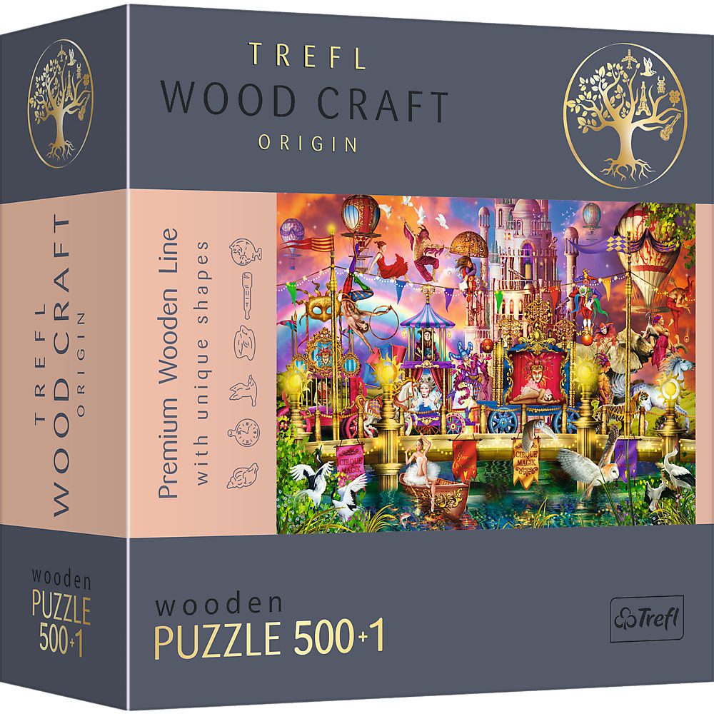 500 Puzzle Puzzleteile, Trefl Magische in Europe Holzpuzzle, Craft Welt Teile Wood 500+1 Made