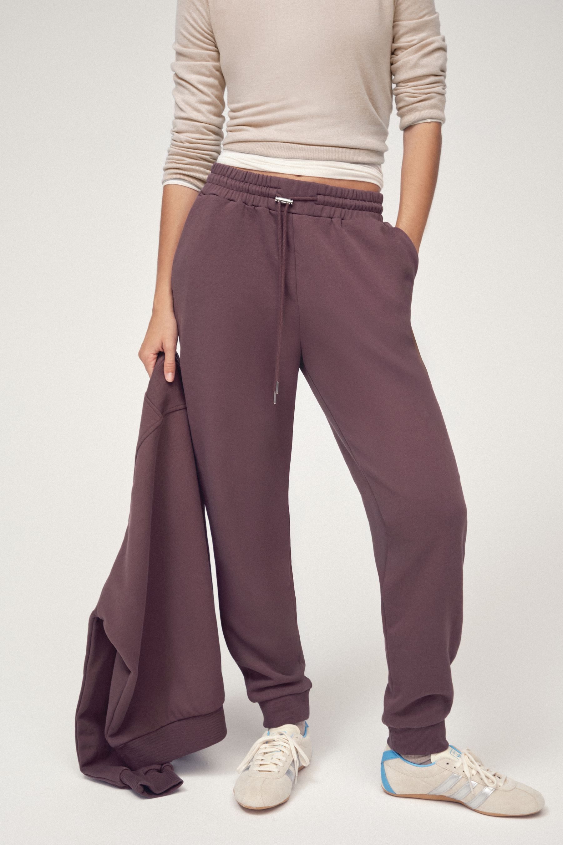 Osia Jogginghose OSIA Jogginghose mit elastischen Bündchen (1-tlg)