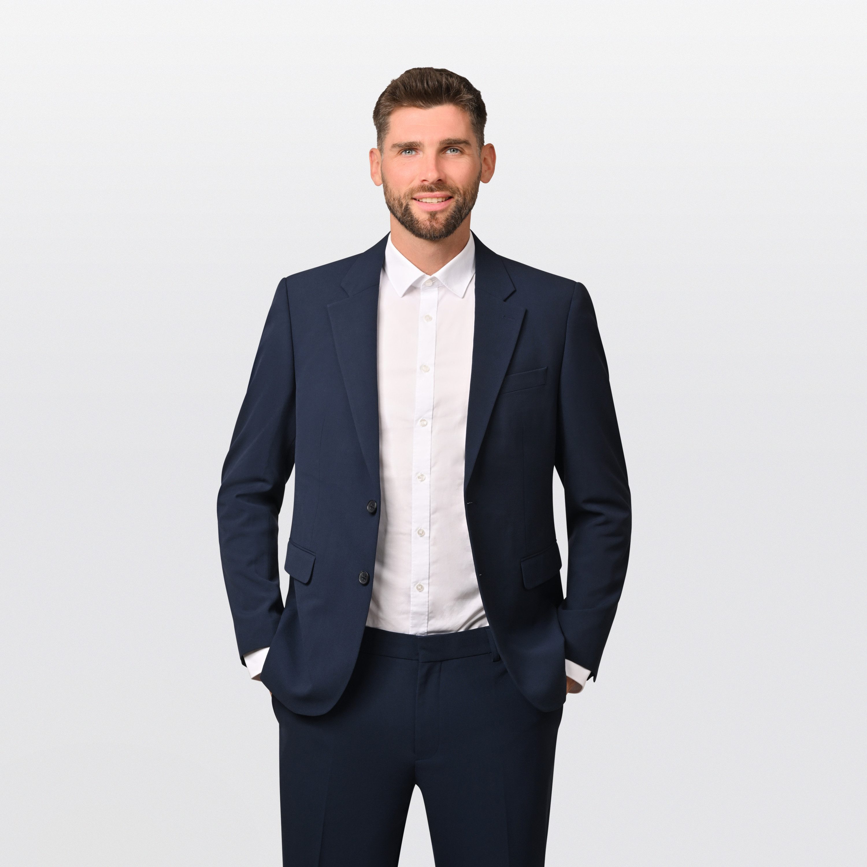 Hirschthal Anzugsakko Herren 2-Knopf Business Sakko Regular-Fit in klassisc günstig online kaufen