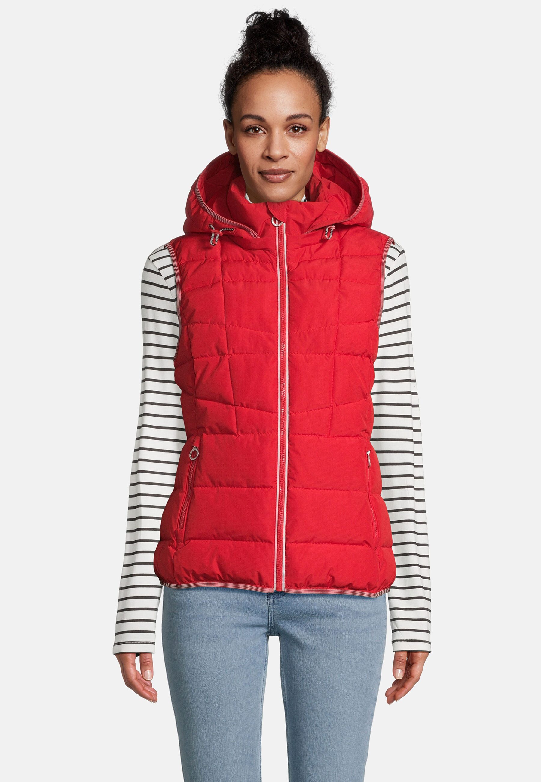 New View Steppweste Nina mit weitenregulierbarer Kapuze günstig online kaufen