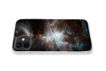 MuchoWow Handyhülle Galaxie - Planet - Sterne, Handyhülle Apple iPhone 12, Smartphone-Bumper, Print, Handy