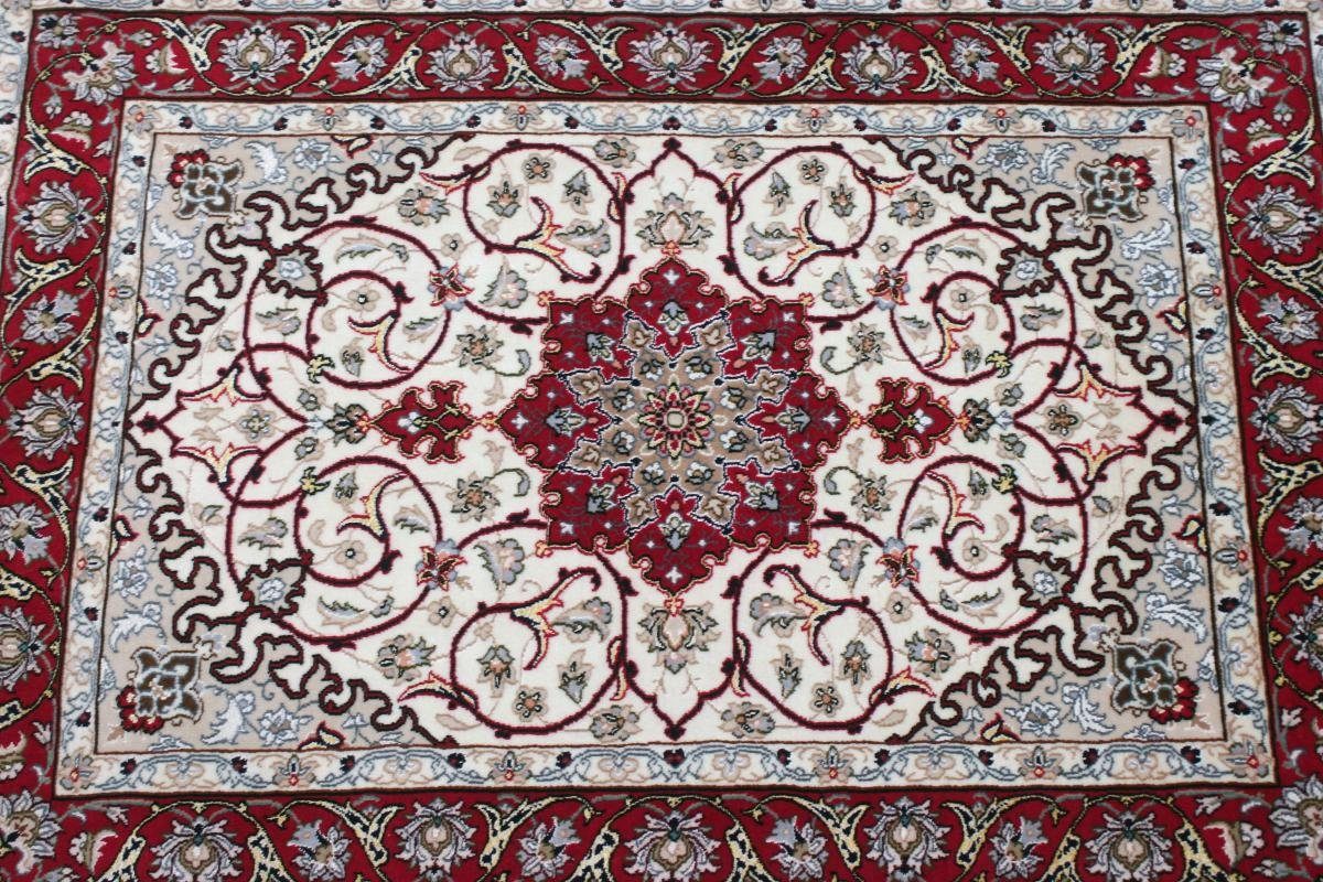 Perserteppich, Höhe: Nain Orientteppich Handgeknüpfter Trading, Isfahan 6 / rechteckig, mm 69x97 Orientteppich