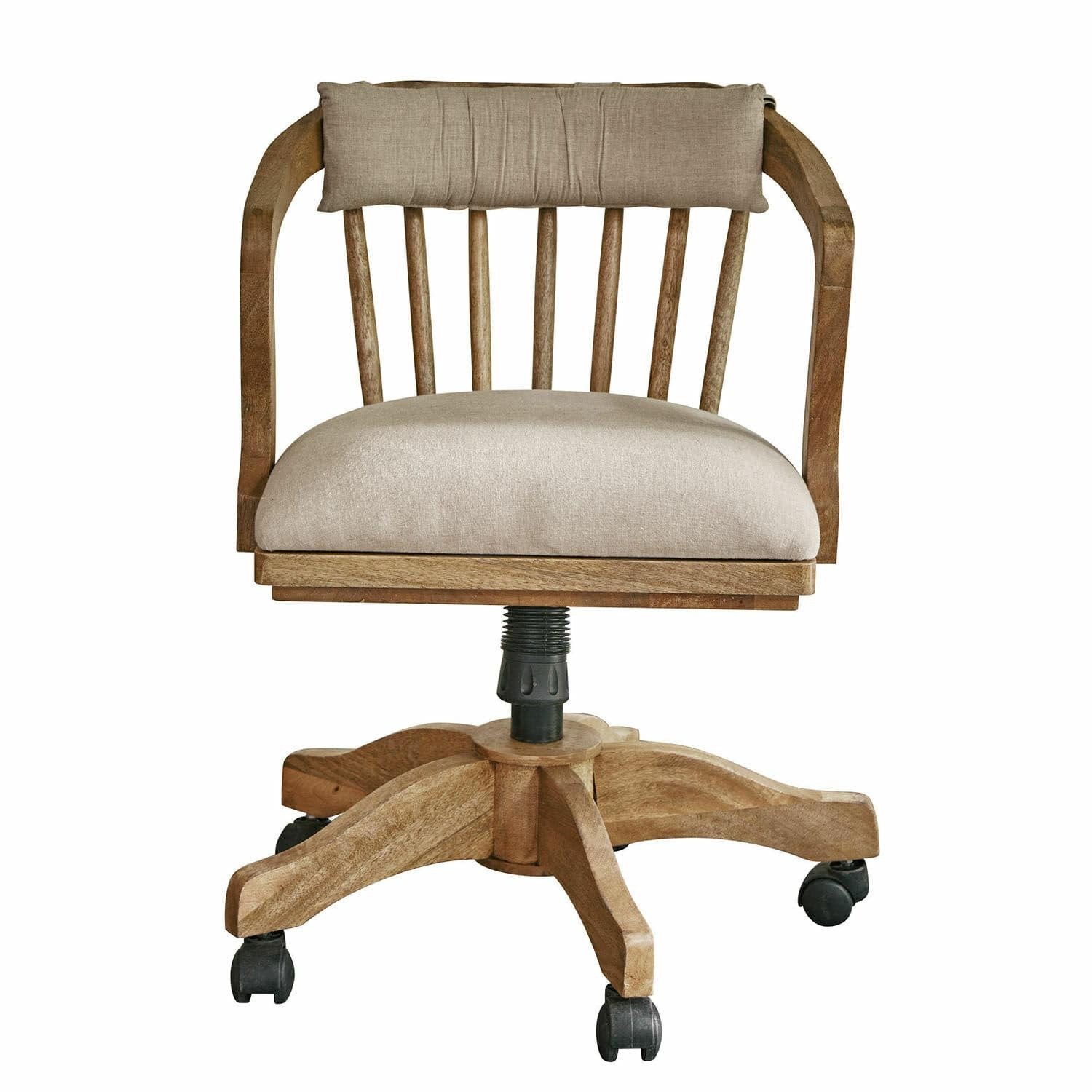 Mirabeau Esszimmerstuhl Schreibtischstuhl Lemuel antikbraun/creme
