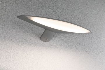 Paulmann Außen-Wandleuchte Kiran, LED fest integriert, Warmweiß, LED-Modul, Weiß IP44 180lm Warmweiß mit Bewegungsmelder